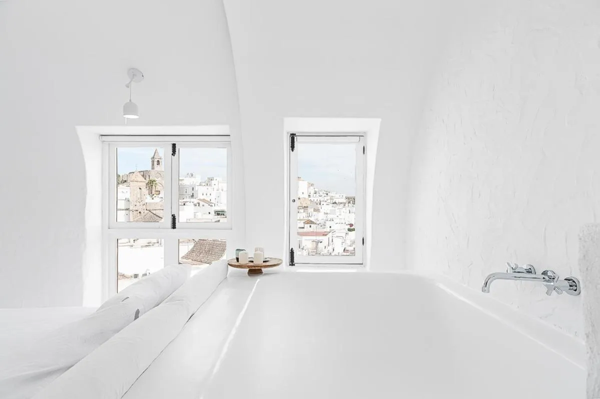 Bed in La Fonda Antigua ADULTS ONLY