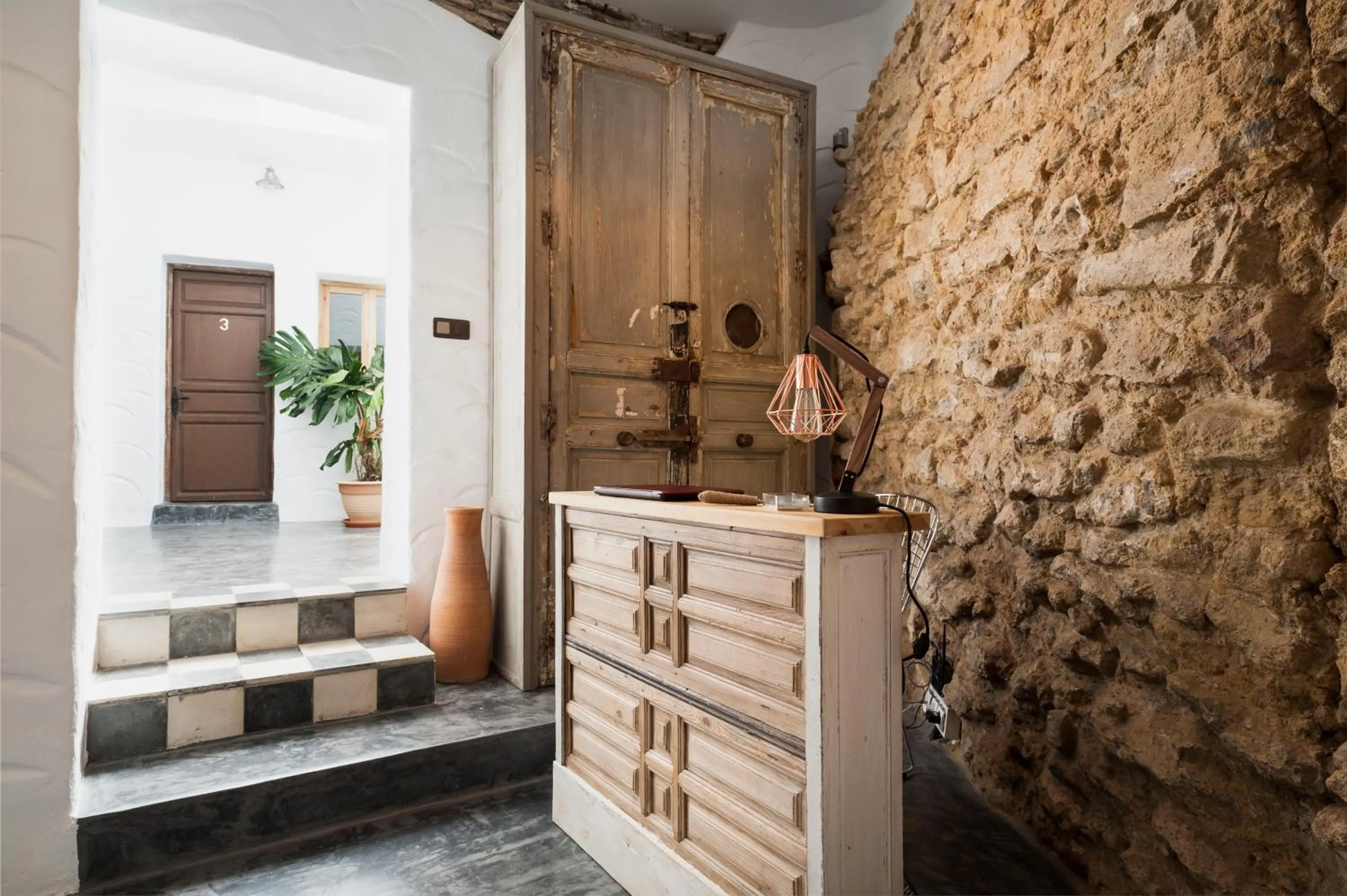 Lobby or reception in La Fonda Antigua ADULTS ONLY