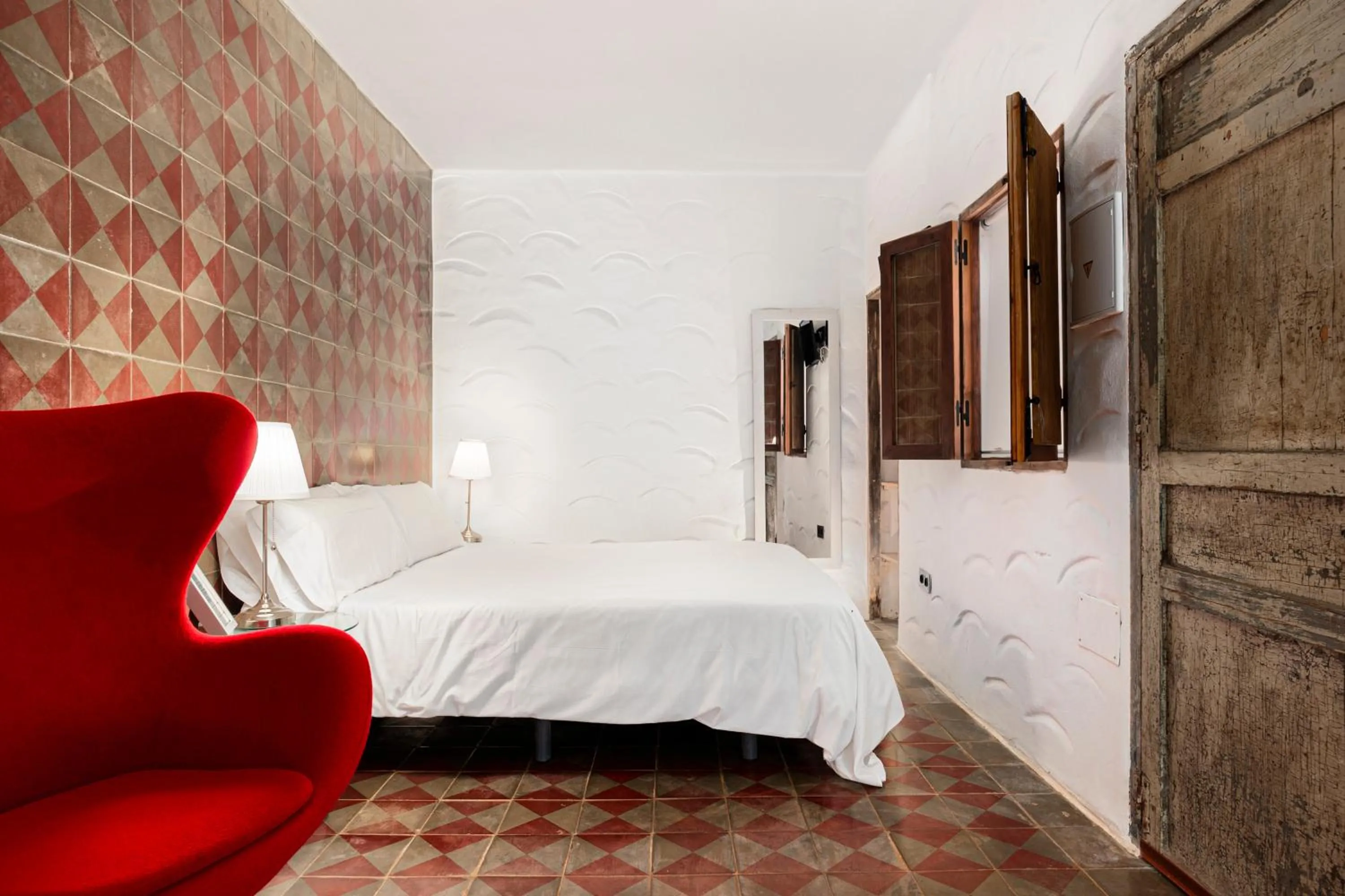 Bed in La Fonda Antigua ADULTS ONLY