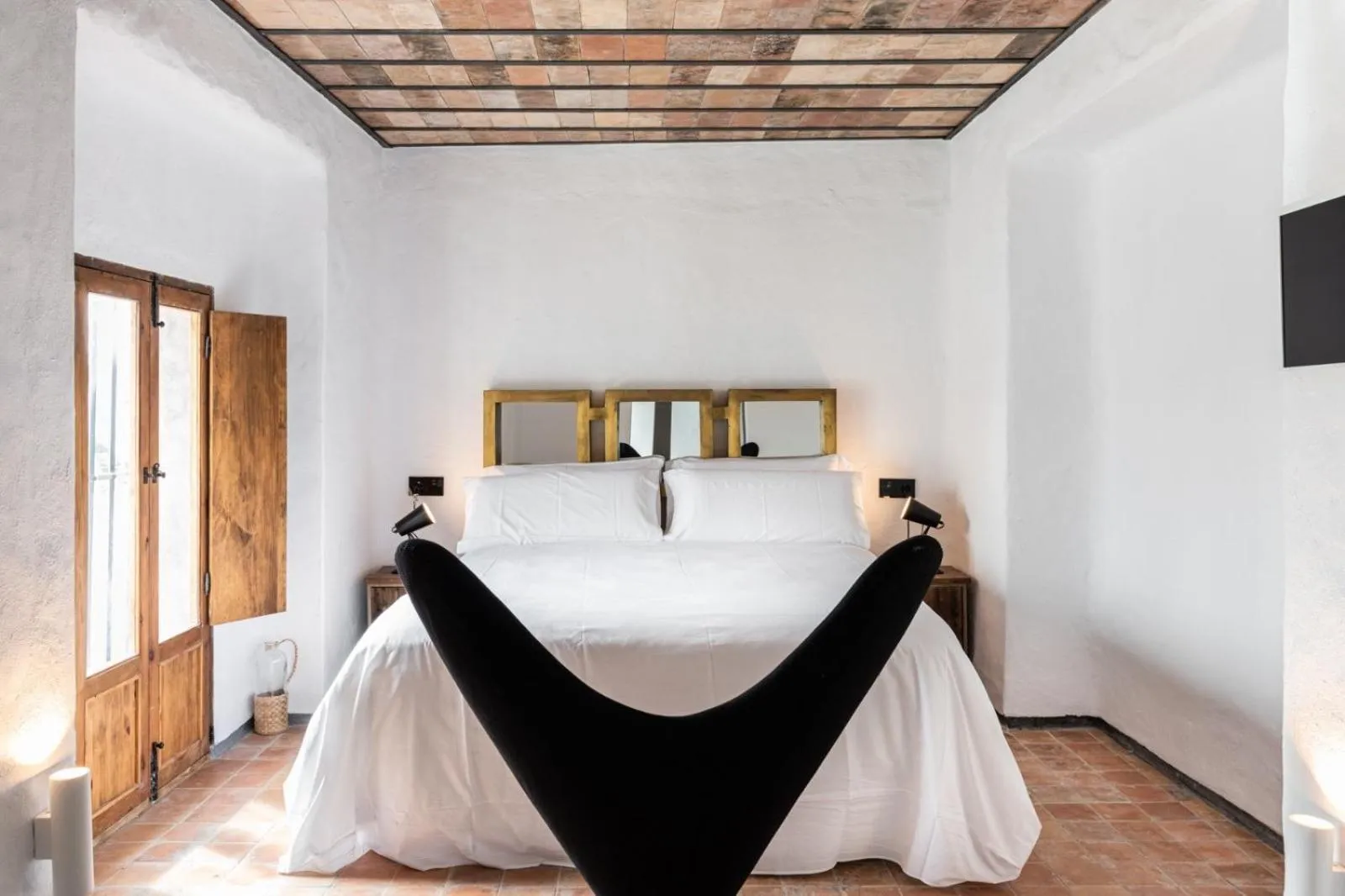 Bed in La Fonda Antigua ADULTS ONLY