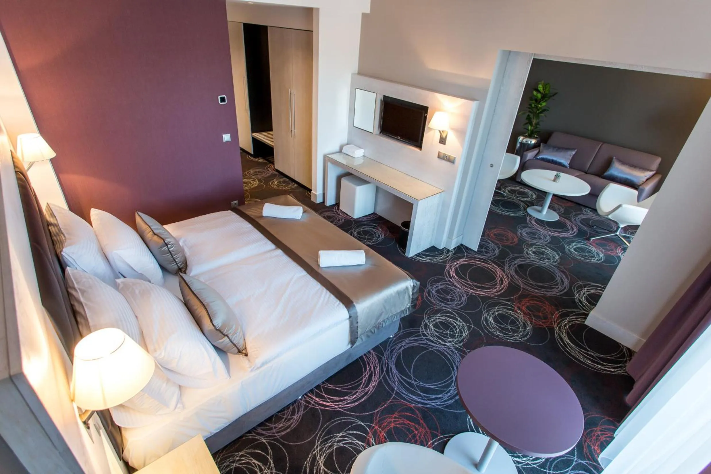 Photo of the whole room, Bed in Aura Hotel Adults Only