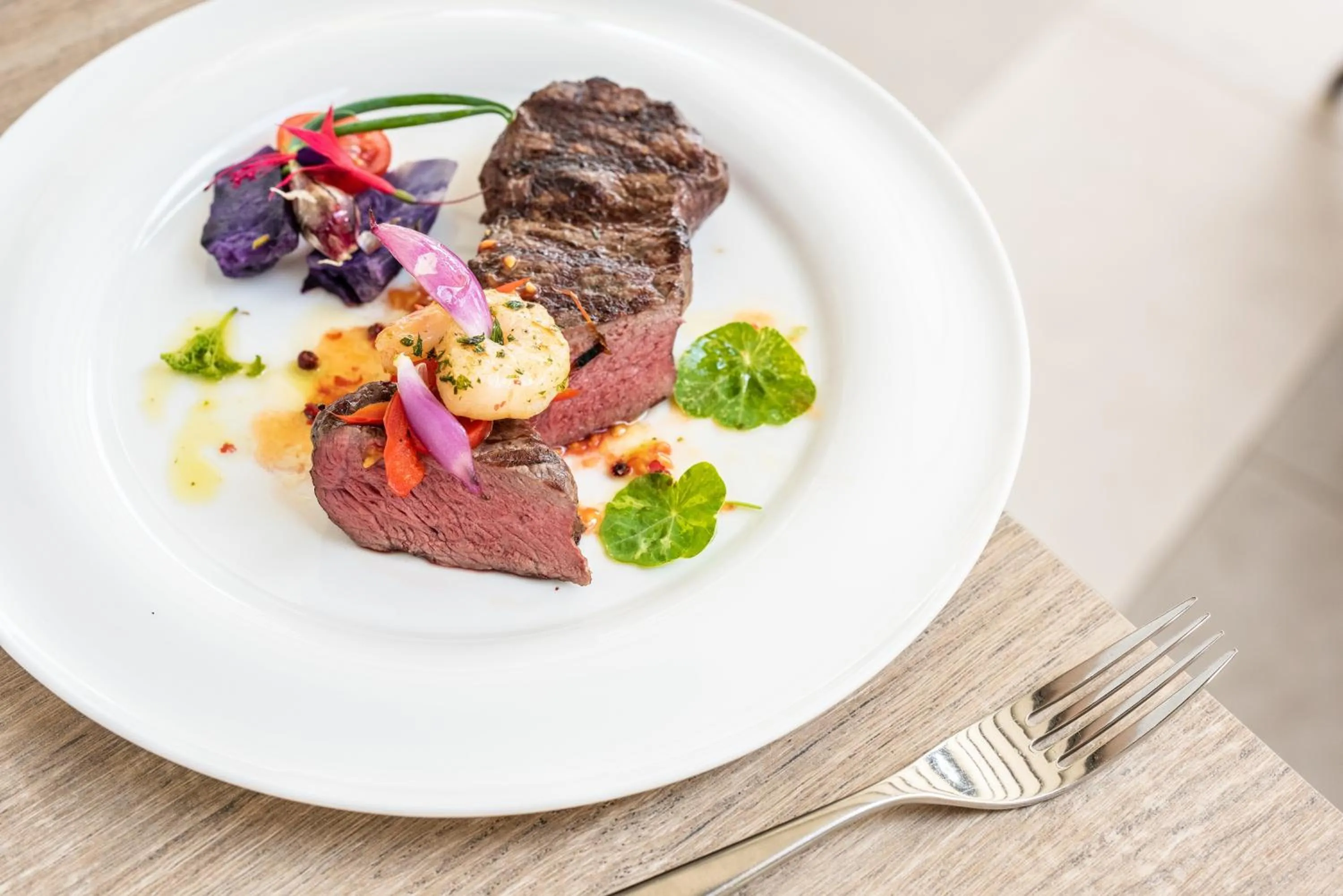 Food close-up in Aura Hotel Adults Only