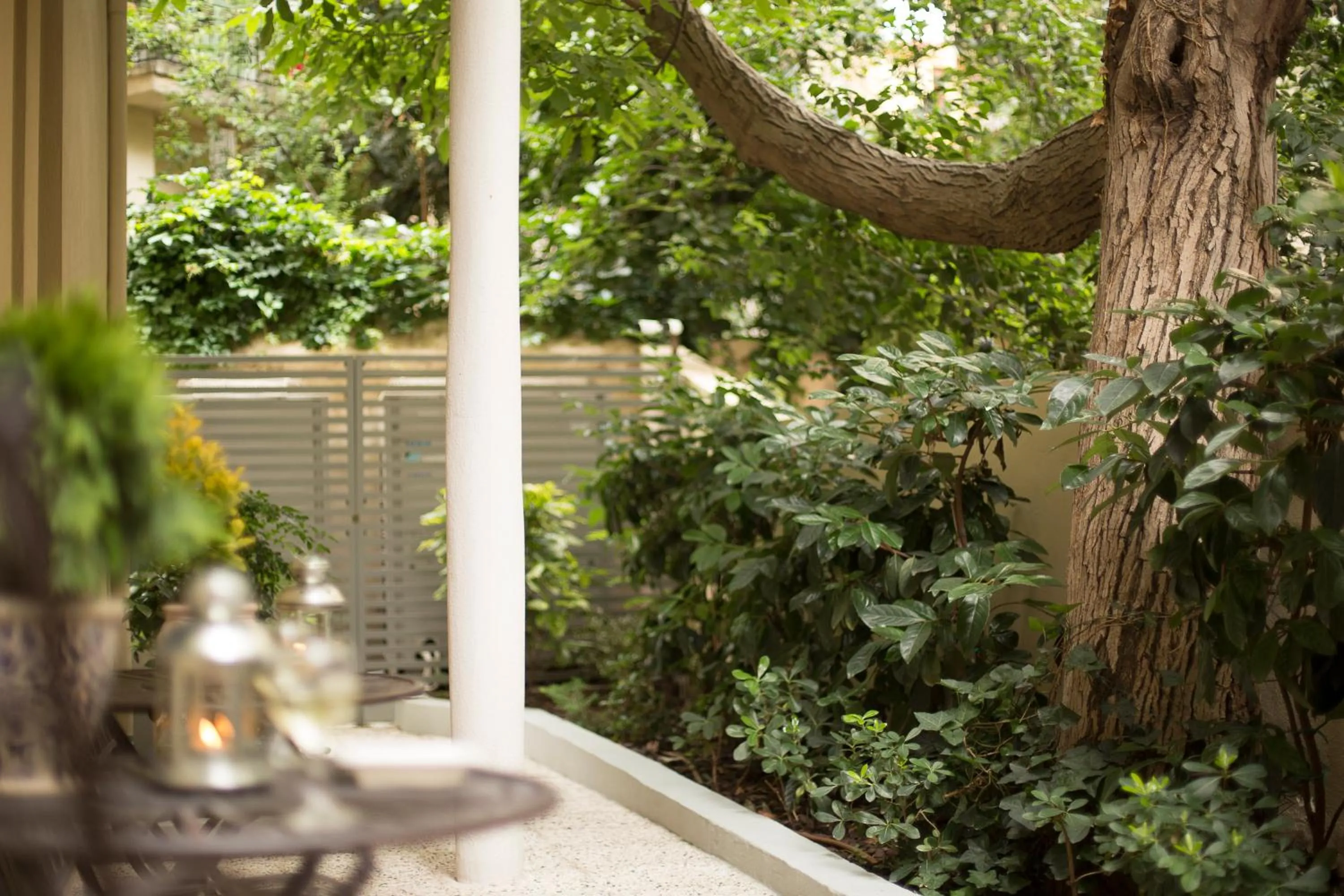 Garden in Gatto Perso Luxury Studios And Apartments