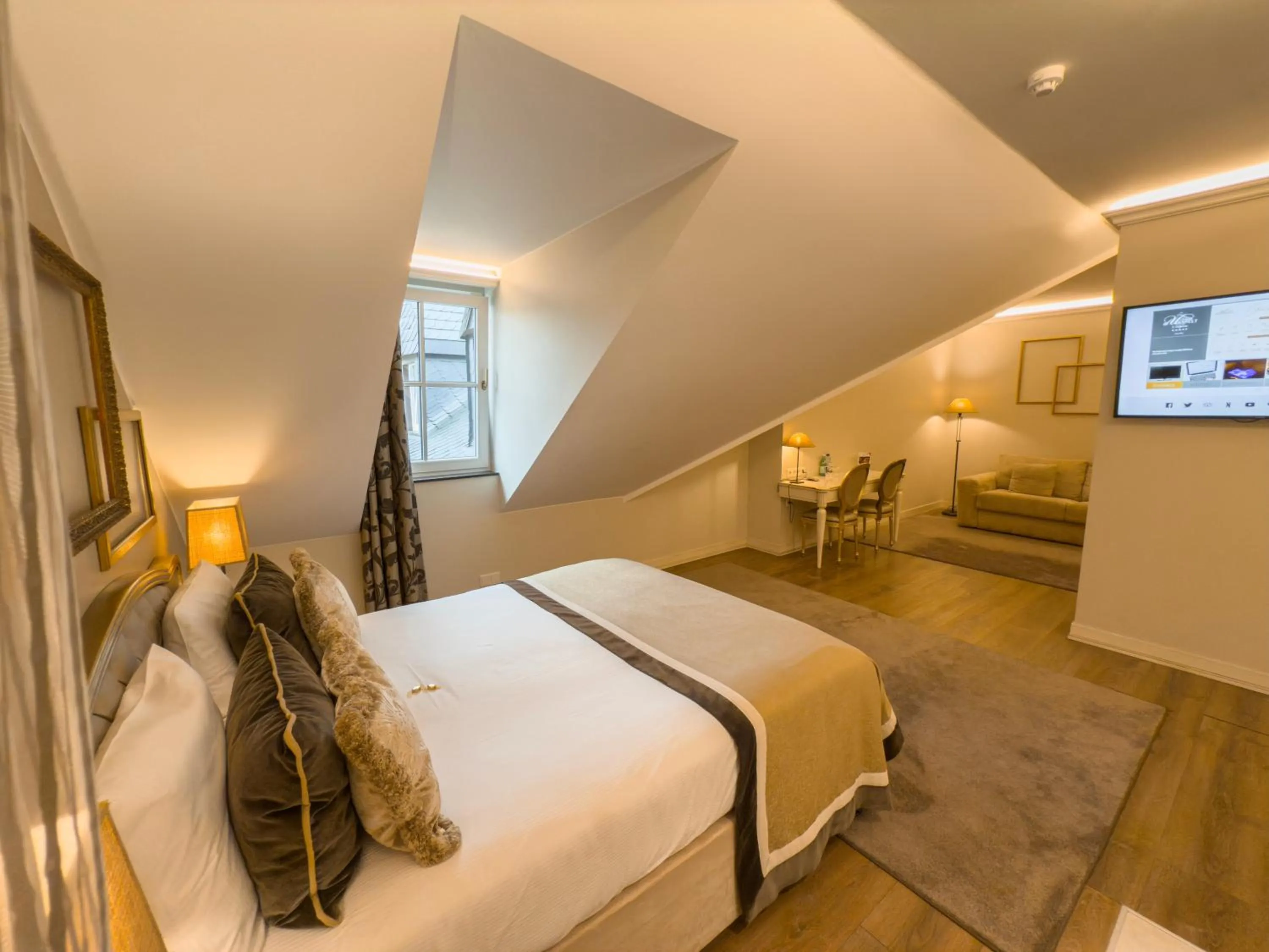 Bed in Chateau d'Urspelt