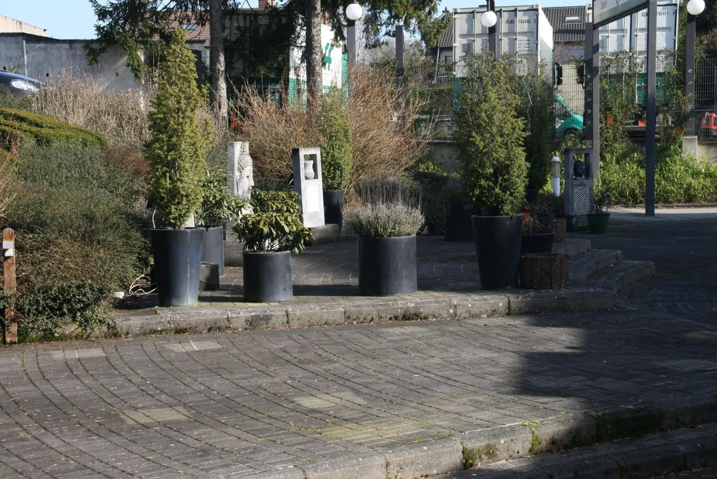 Garden in Hotel Olivier