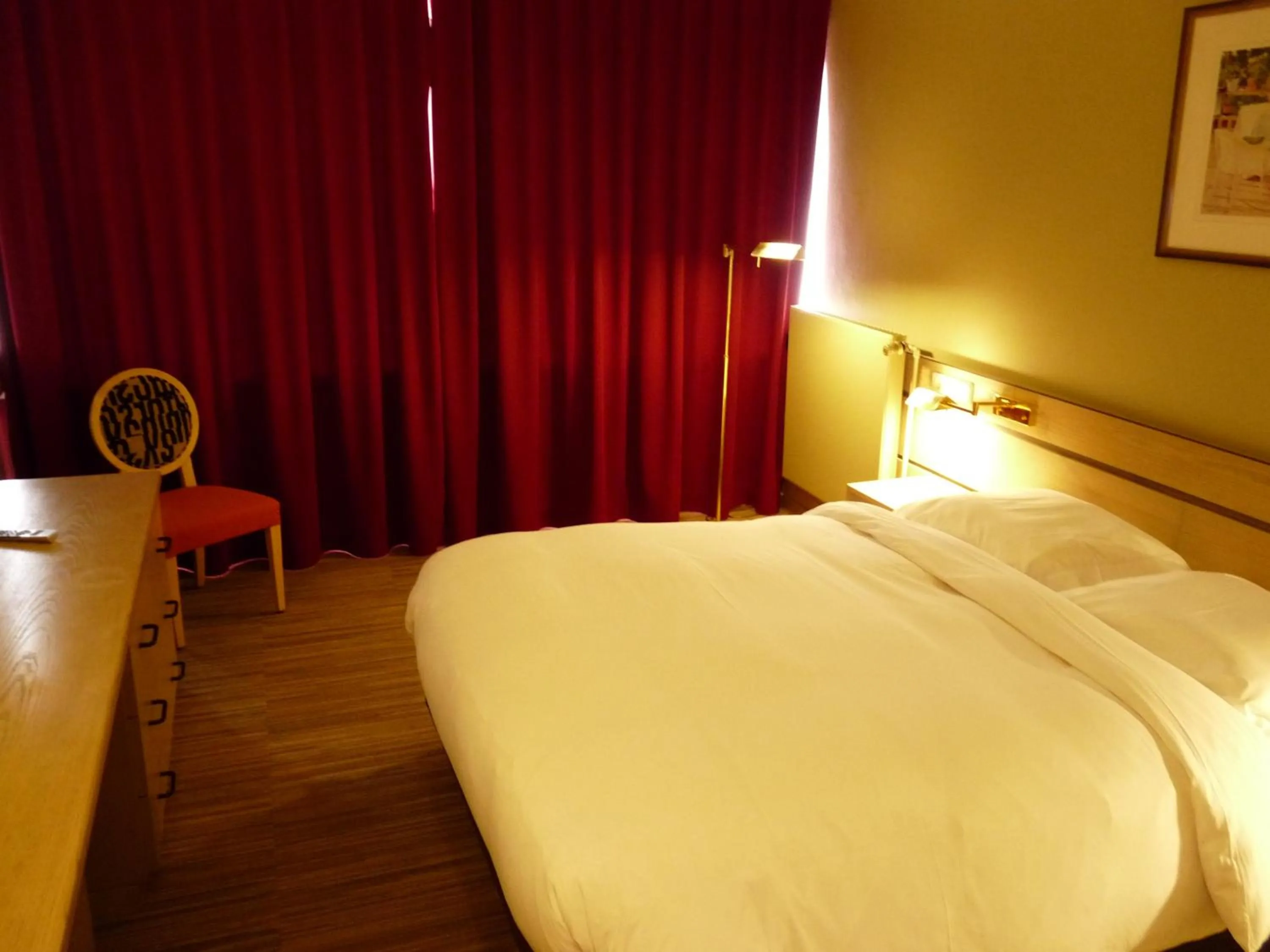 Bed in Hotel Olivier