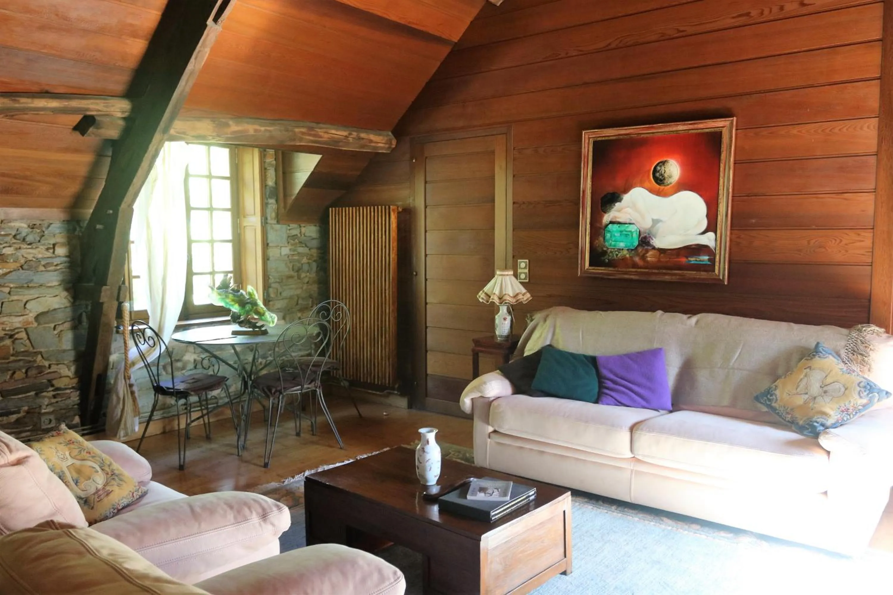 Living room in Cottage du Manoir de Trégaray