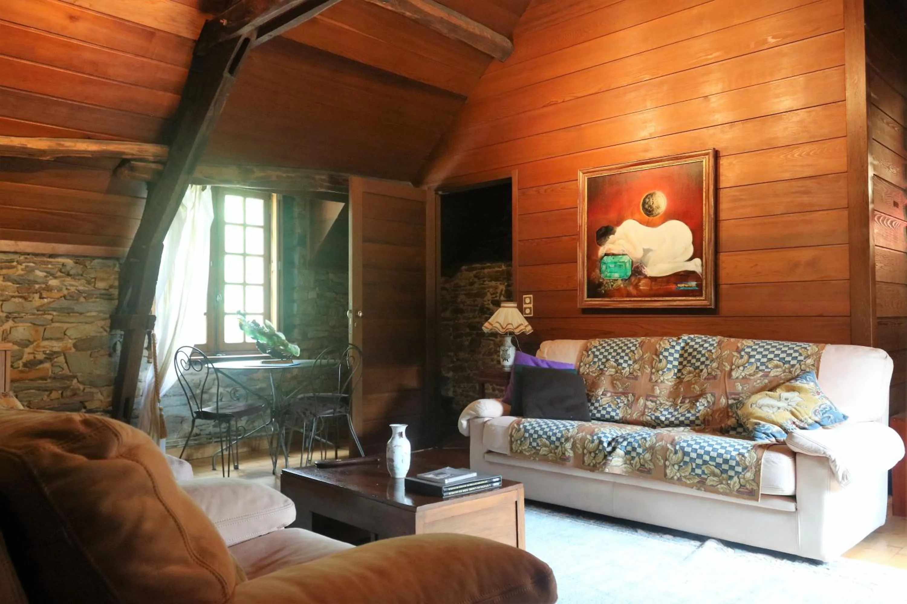 Living room in Cottage du Manoir de Trégaray