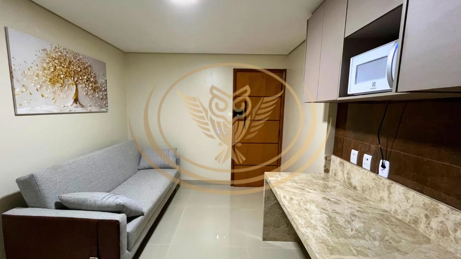 Living room in Coruja Imob - Flat Crystal Place