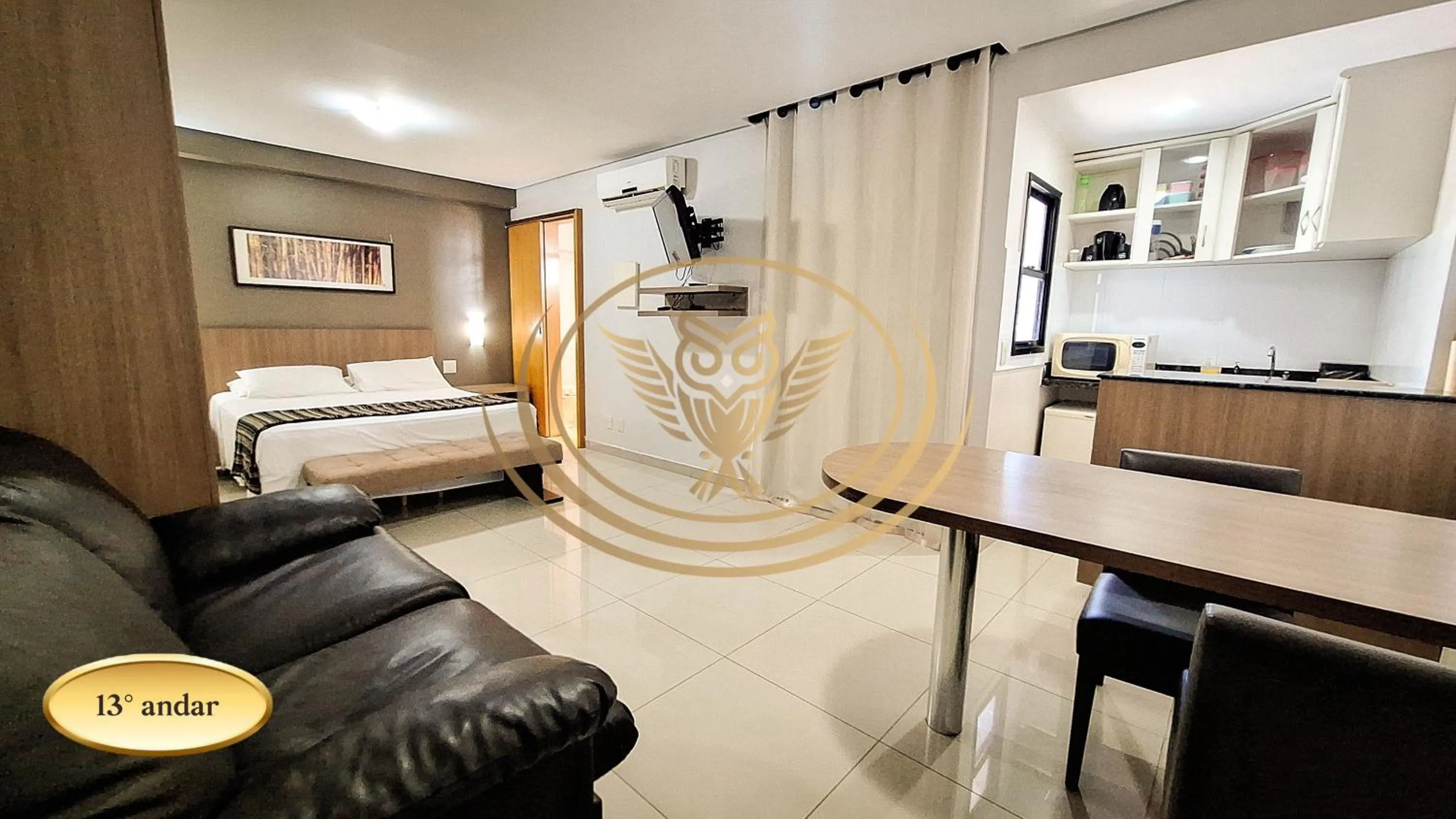 Bed in Coruja Imob - Flat Crystal Place