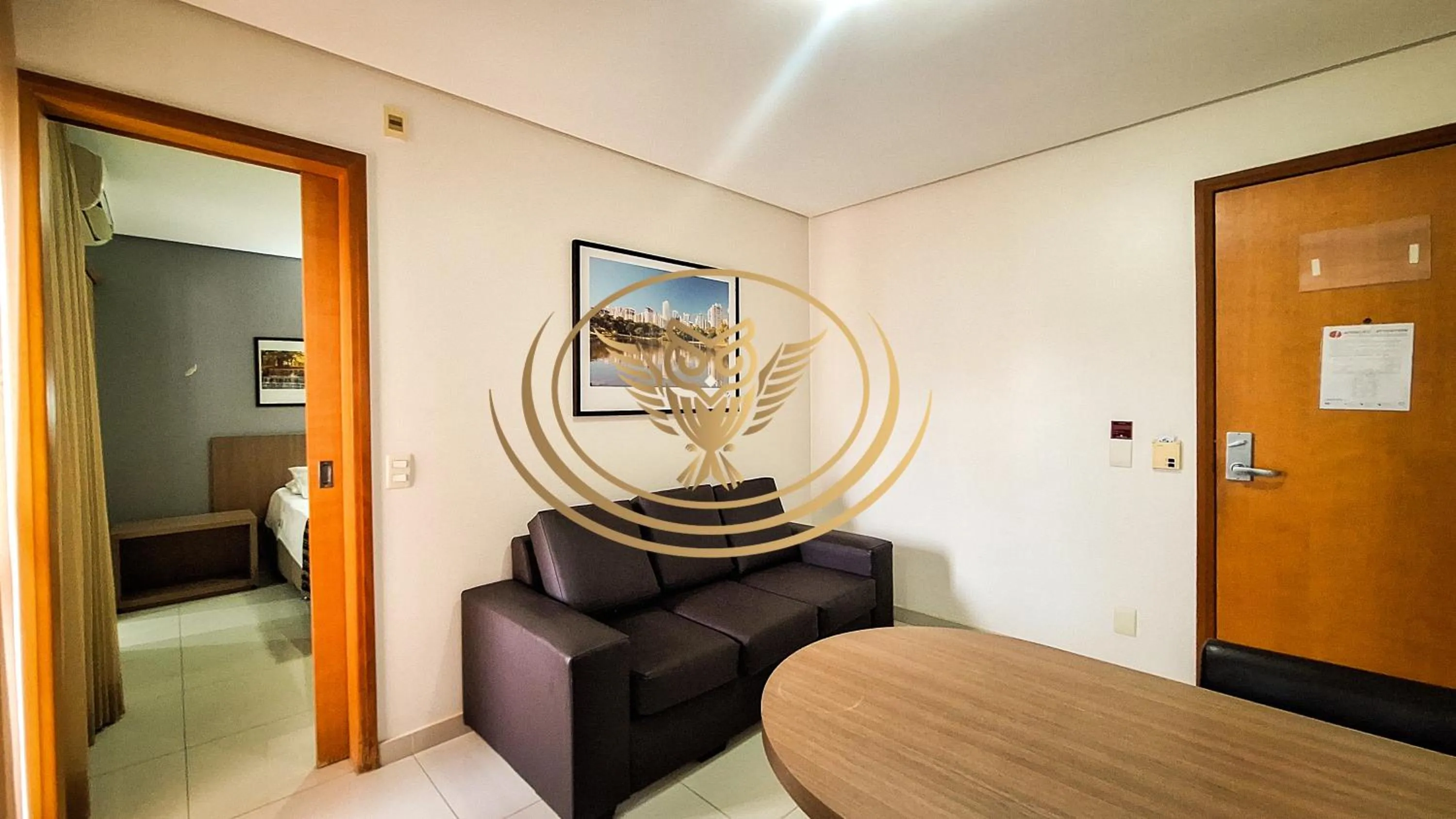 Living room in Coruja Imob - Flat Crystal Place