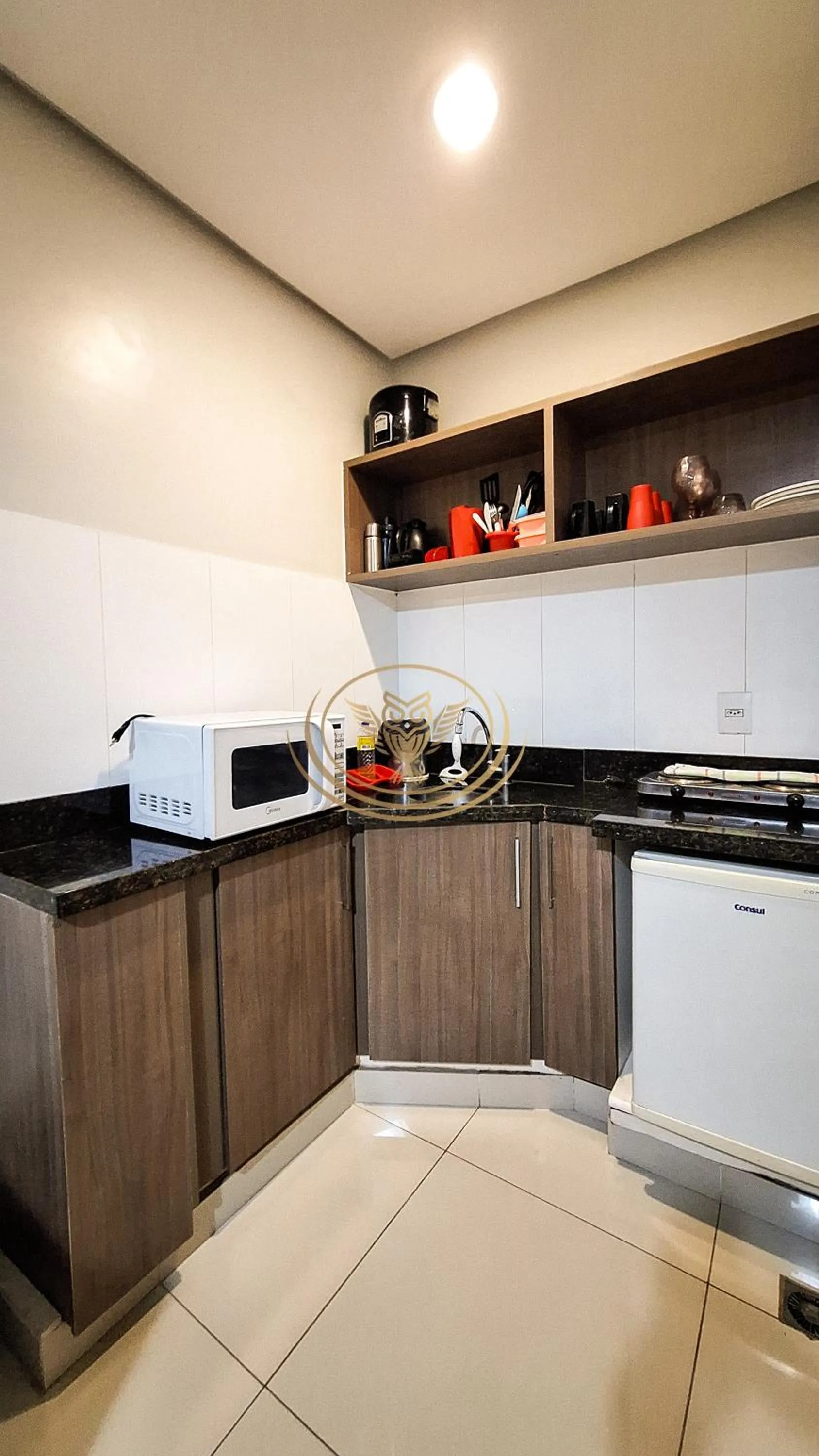 Kitchen or kitchenette in Coruja Imob - Flat Crystal Place