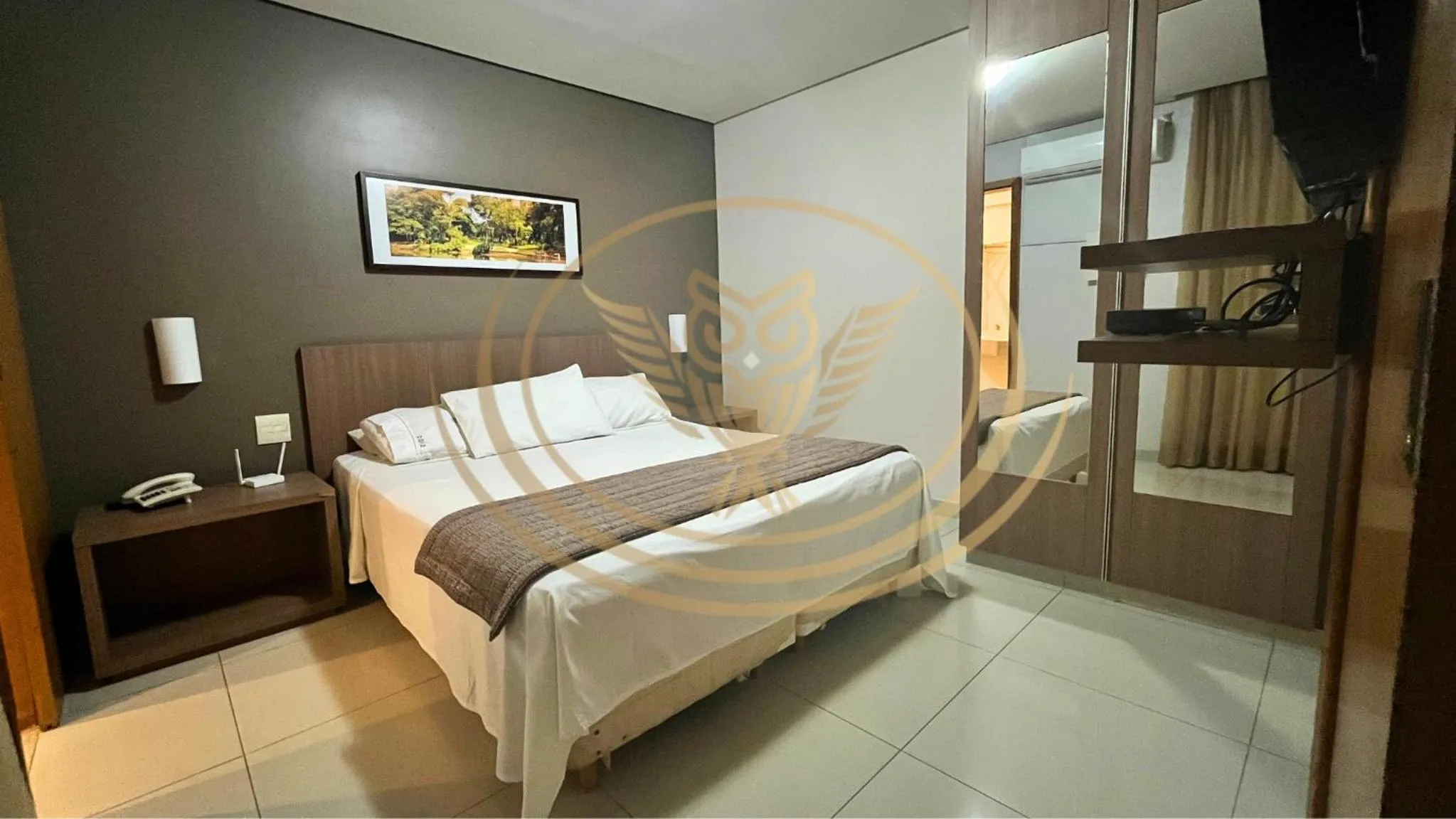 Bed in Coruja Imob - Flat Crystal Place