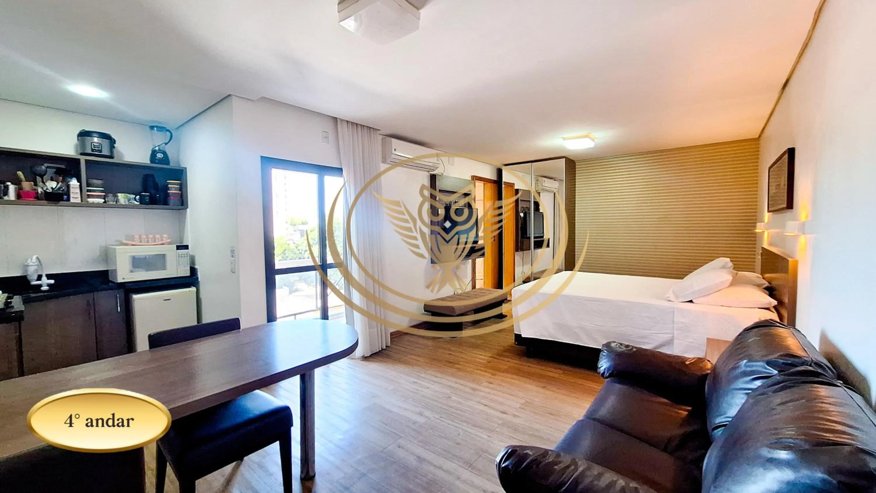 Bed in Coruja Imob - Flat Crystal Place