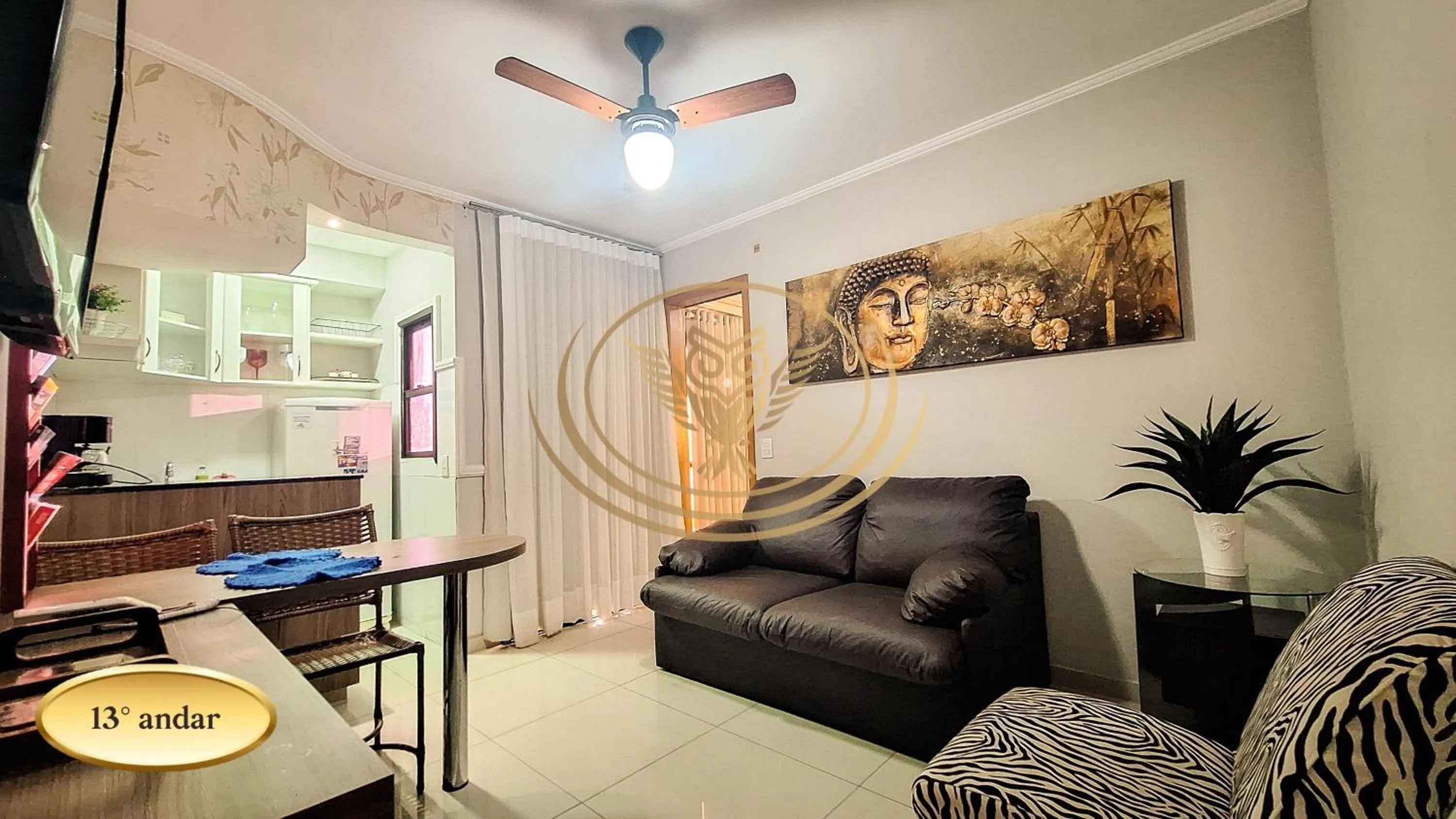 TV and multimedia in Coruja Imob - Flat Crystal Place