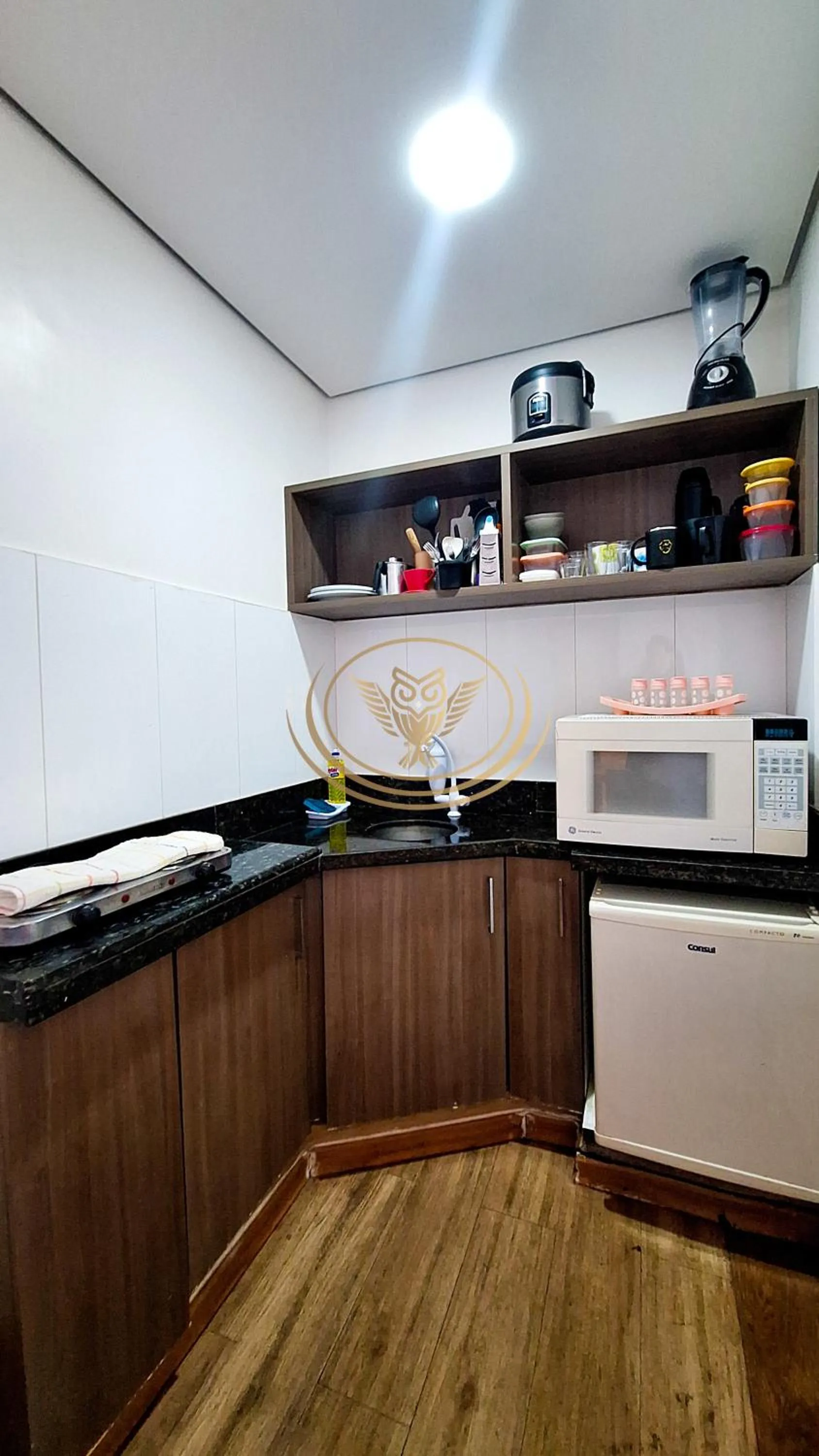 Kitchen or kitchenette in Coruja Imob - Flat Crystal Place