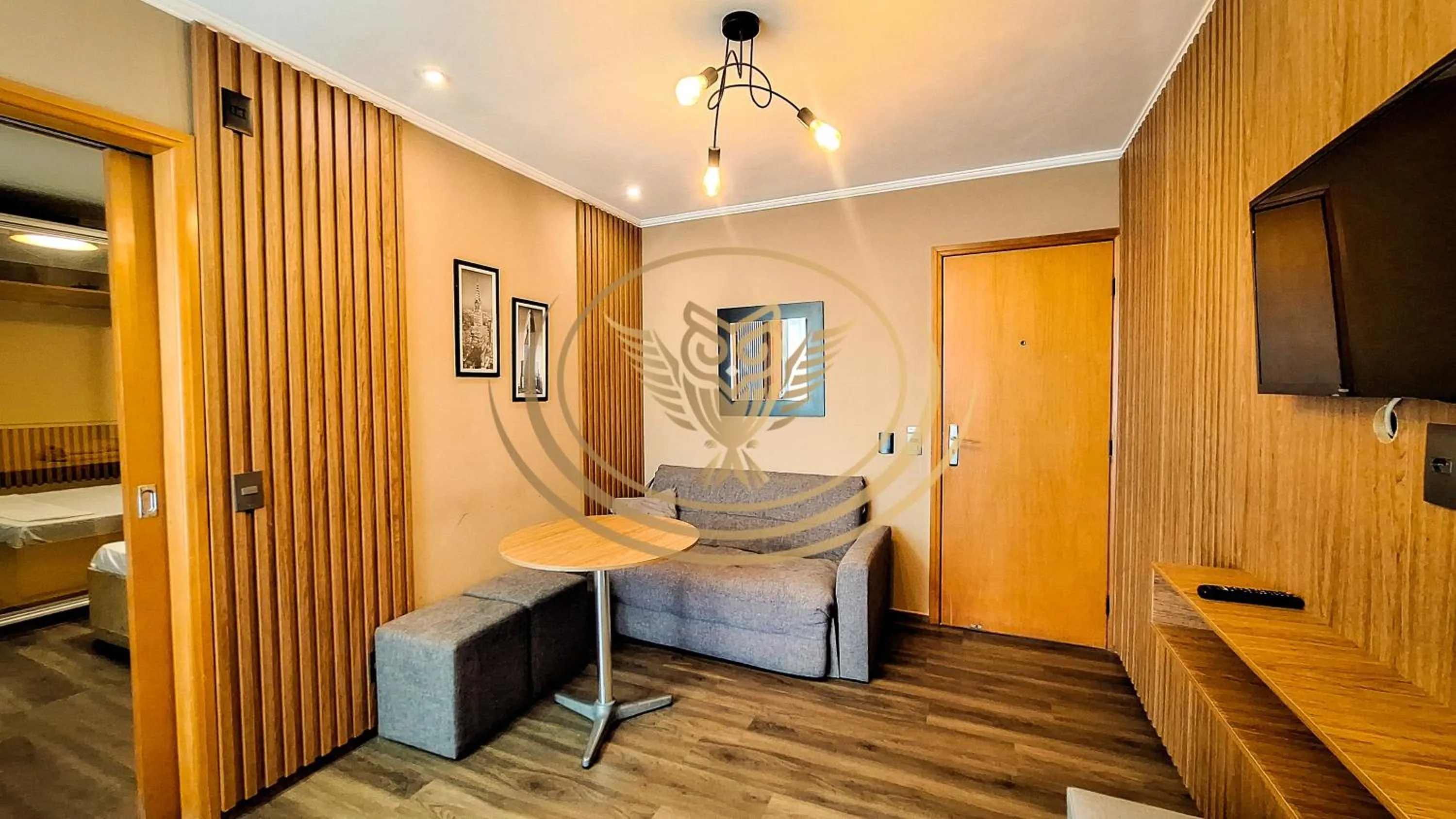 TV and multimedia in Coruja Imob - Flat Crystal Place