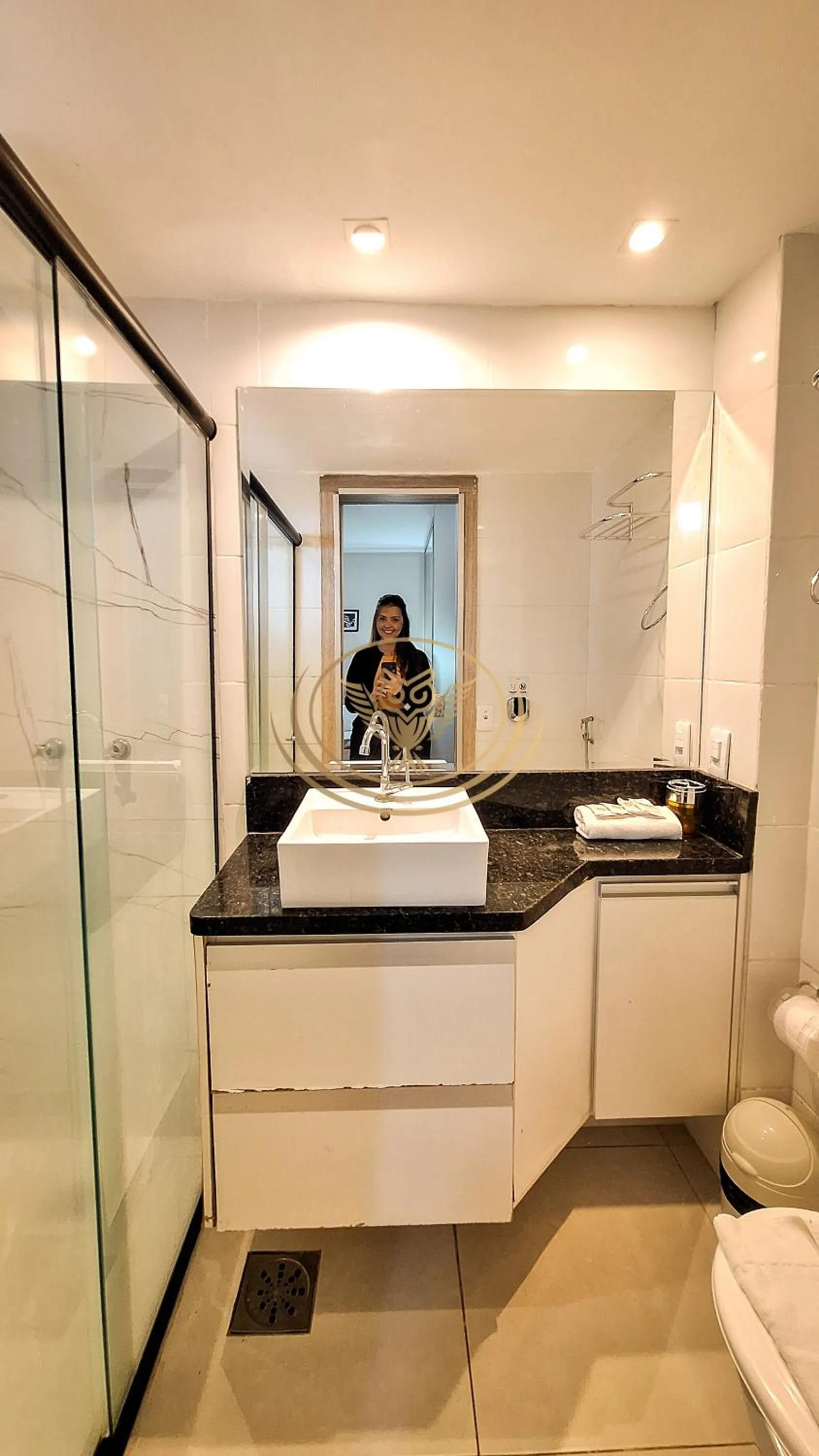 Bathroom in Coruja Imob - Flat Crystal Place