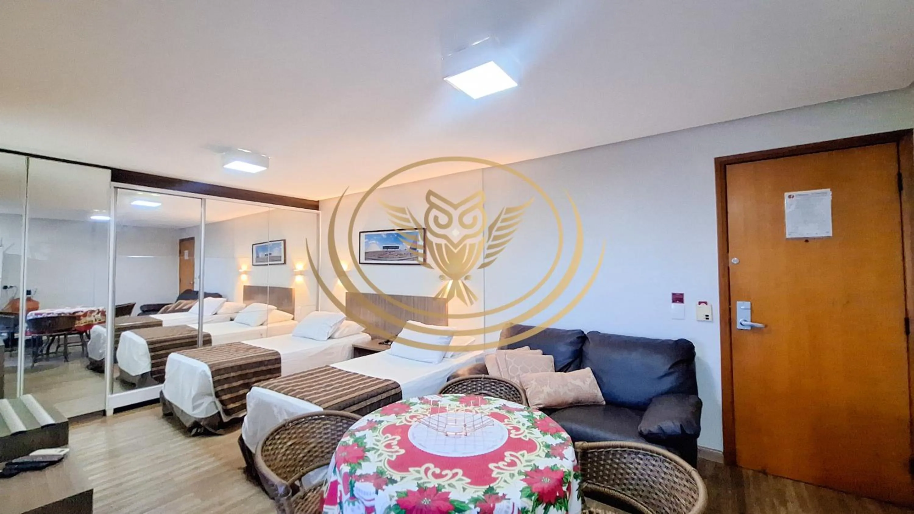 Bedroom in Coruja Imob - Flat Crystal Place