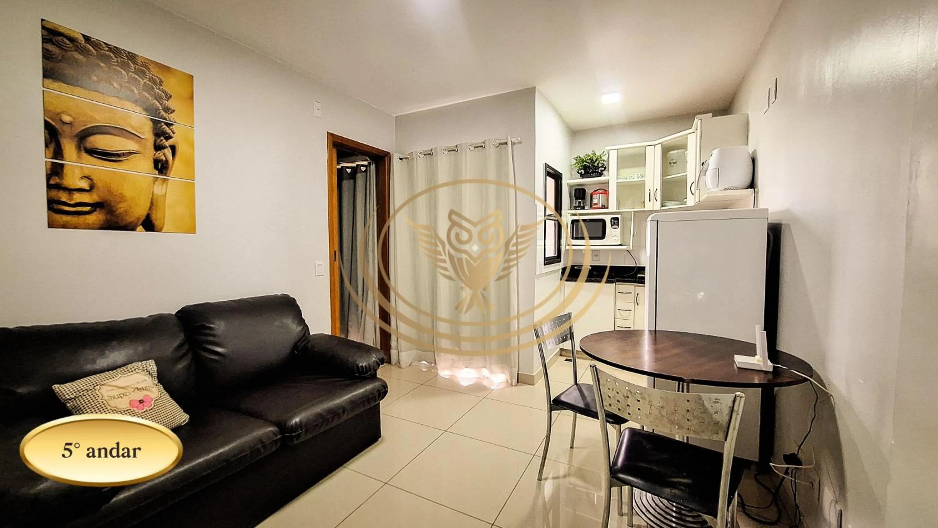 Kitchen or kitchenette in Coruja Imob - Flat Crystal Place