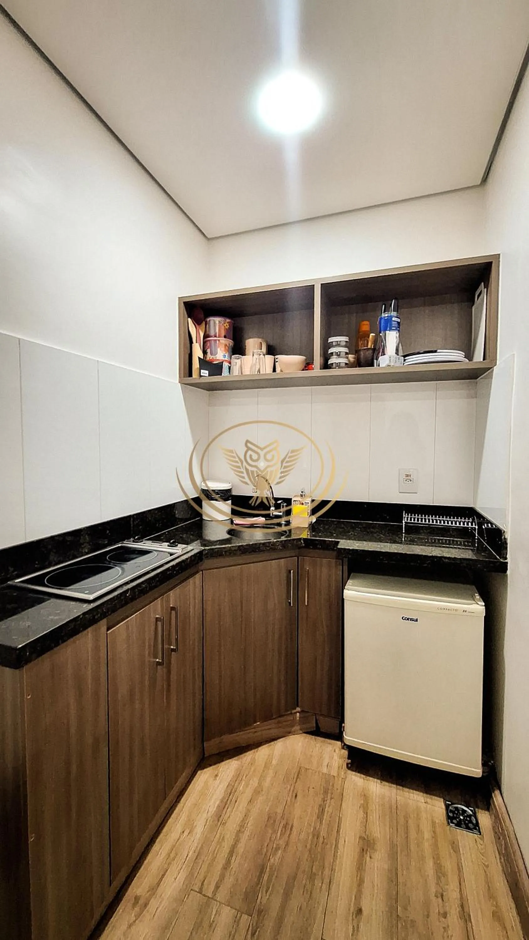 Kitchen or kitchenette in Coruja Imob - Flat Crystal Place