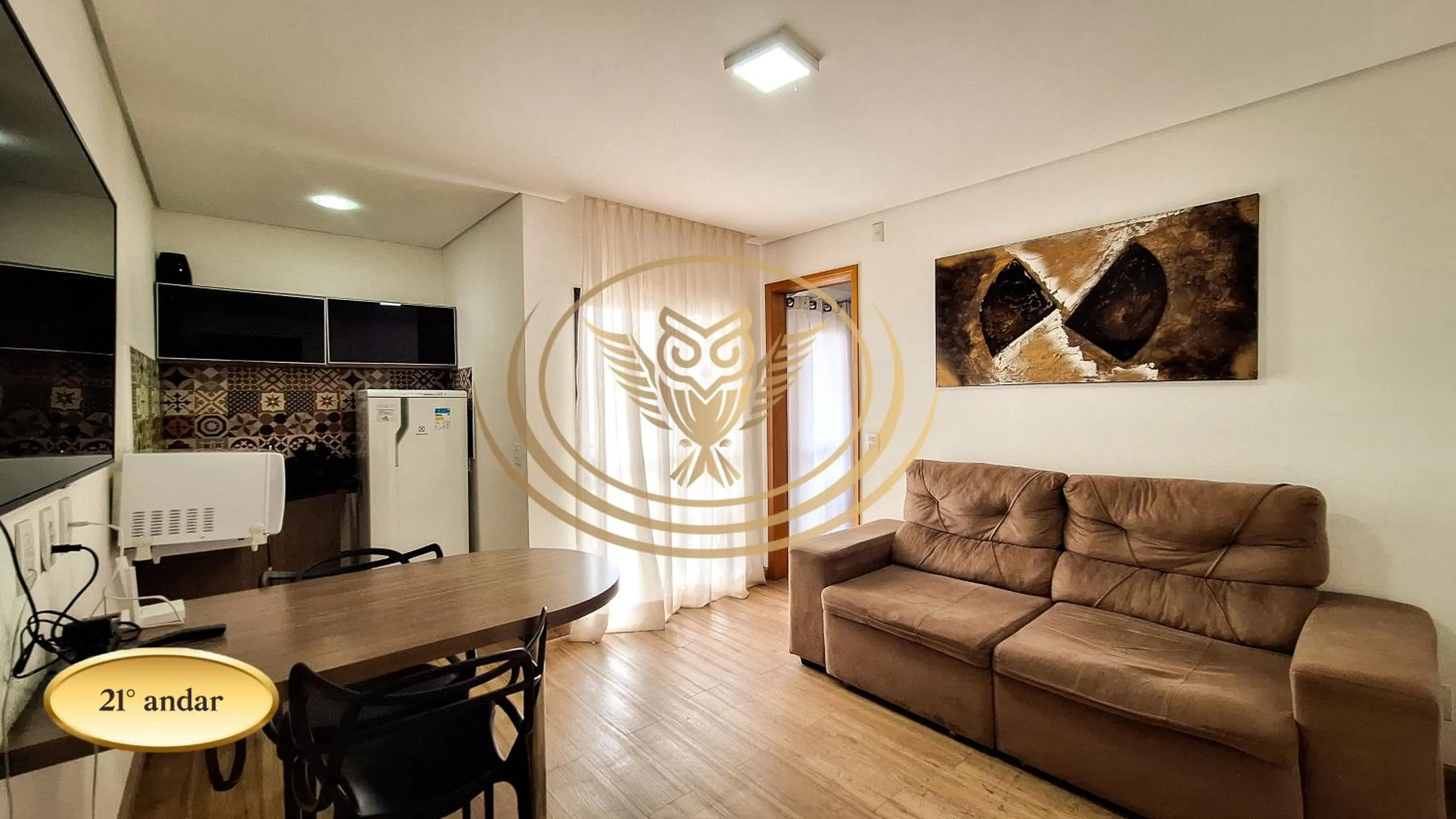 TV and multimedia in Coruja Imob - Flat Crystal Place