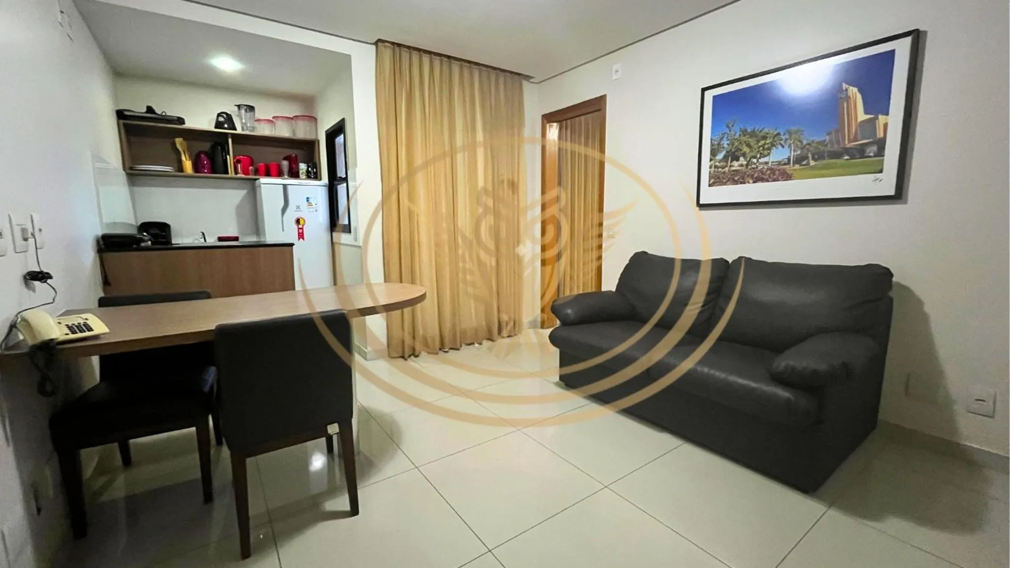 Kitchen or kitchenette in Coruja Imob - Flat Crystal Place