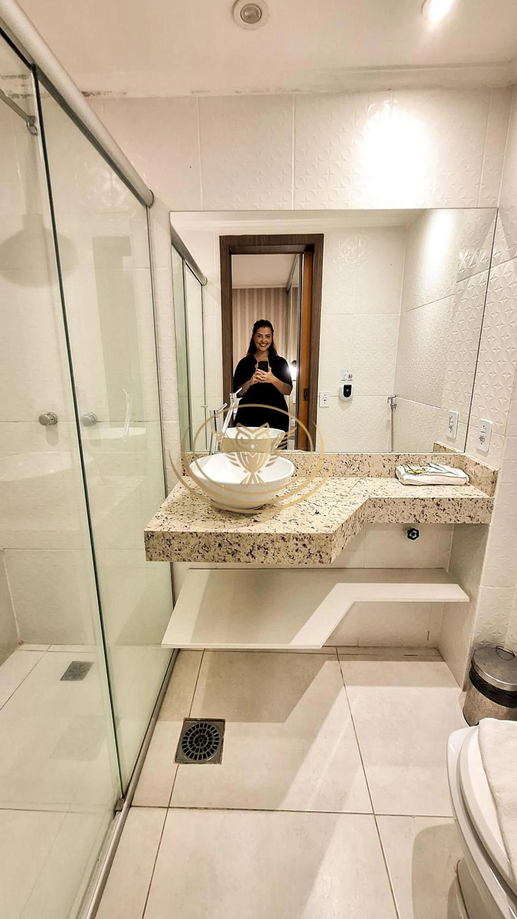 Shower in Coruja Imob - Flat Crystal Place