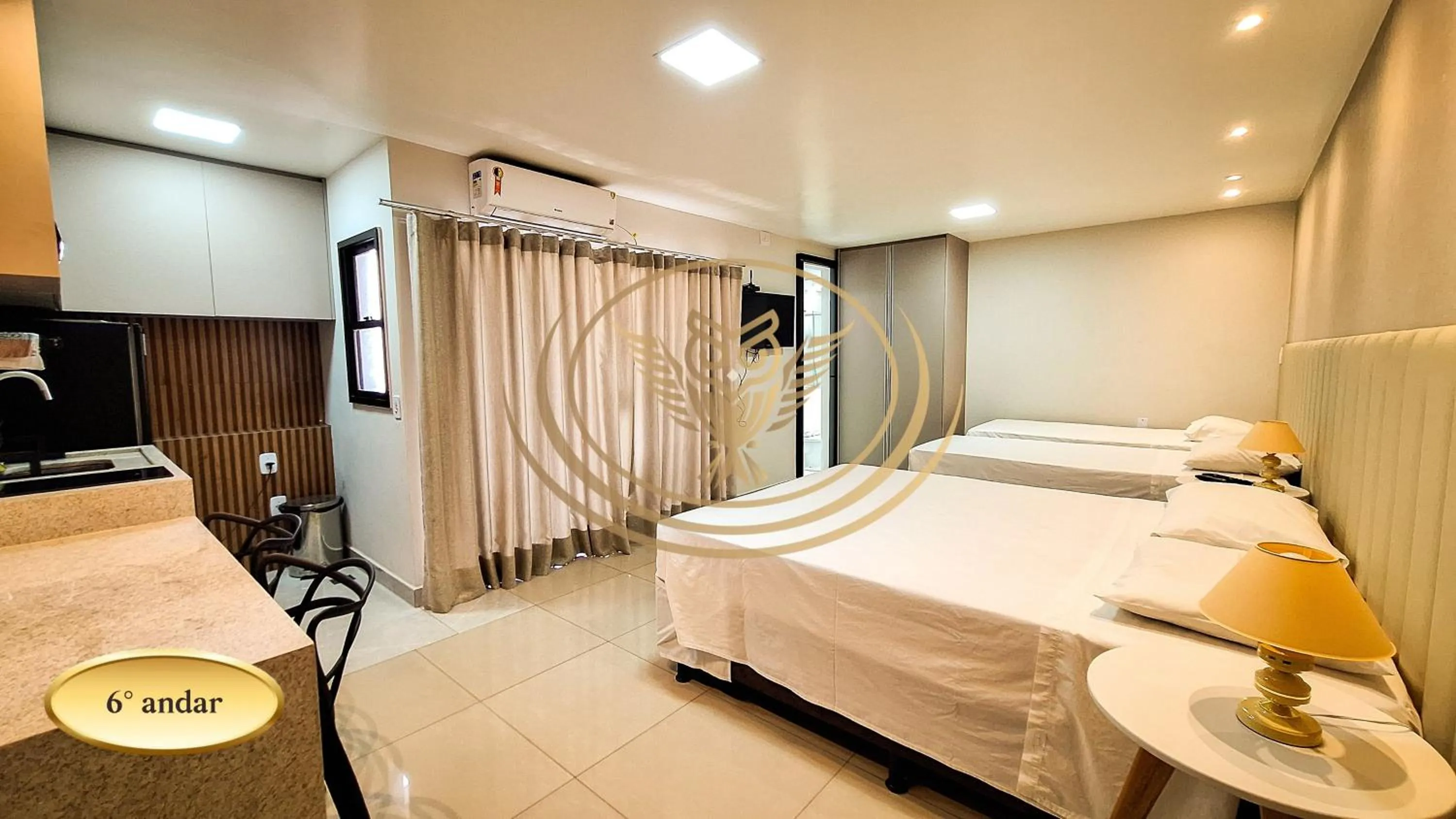 Bed in Coruja Imob - Flat Crystal Place