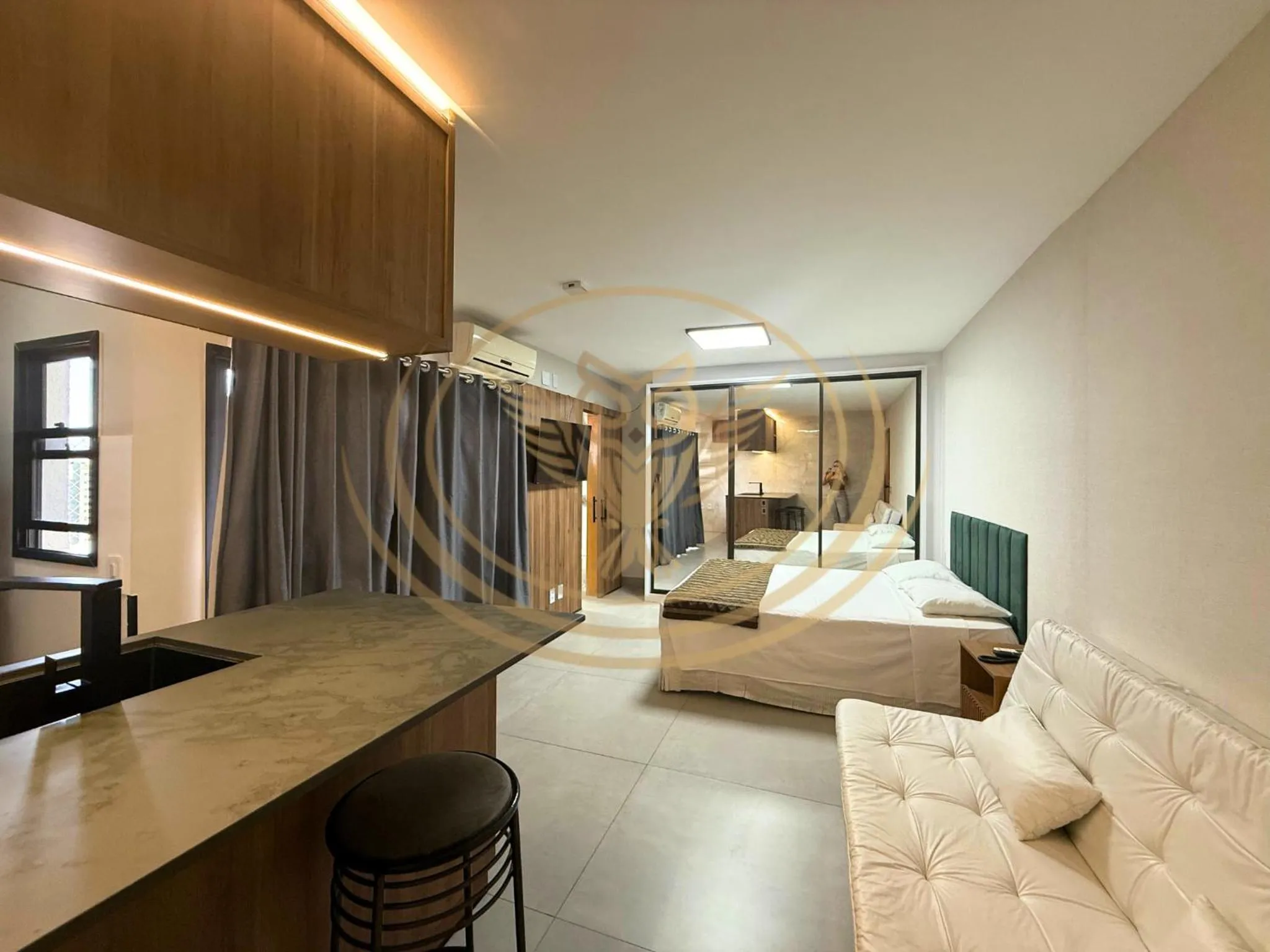 Bed in Coruja Imob - Flat Crystal Place