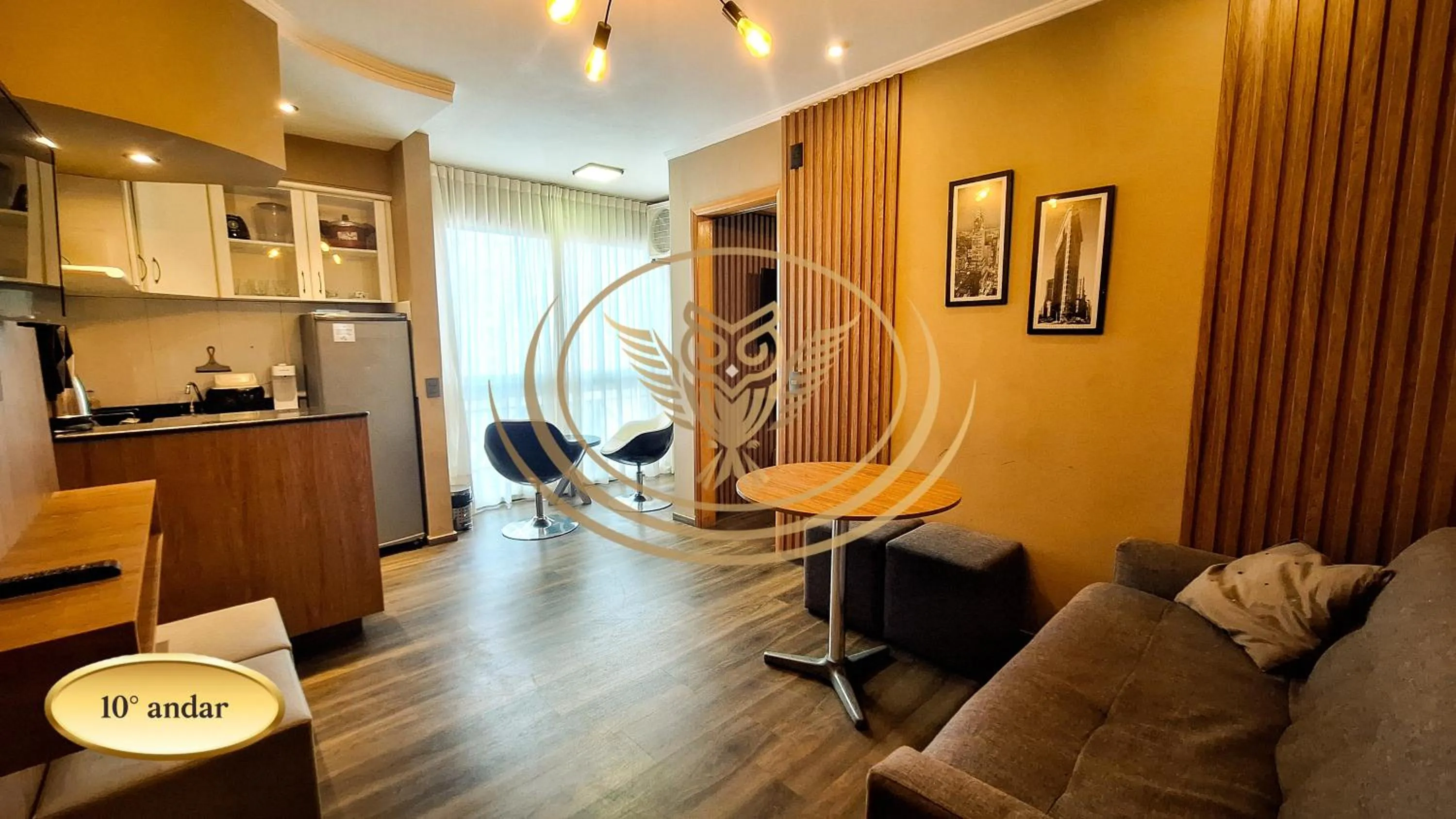 Kitchen or kitchenette in Coruja Imob - Flat Crystal Place