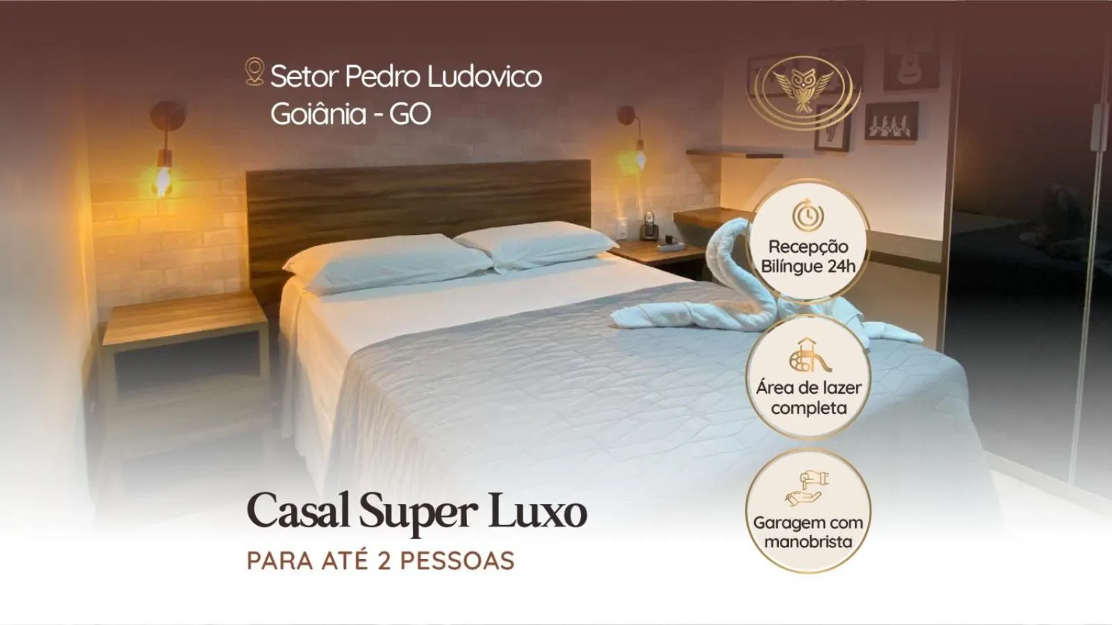 Bed in Coruja Imob - Flat Crystal Place