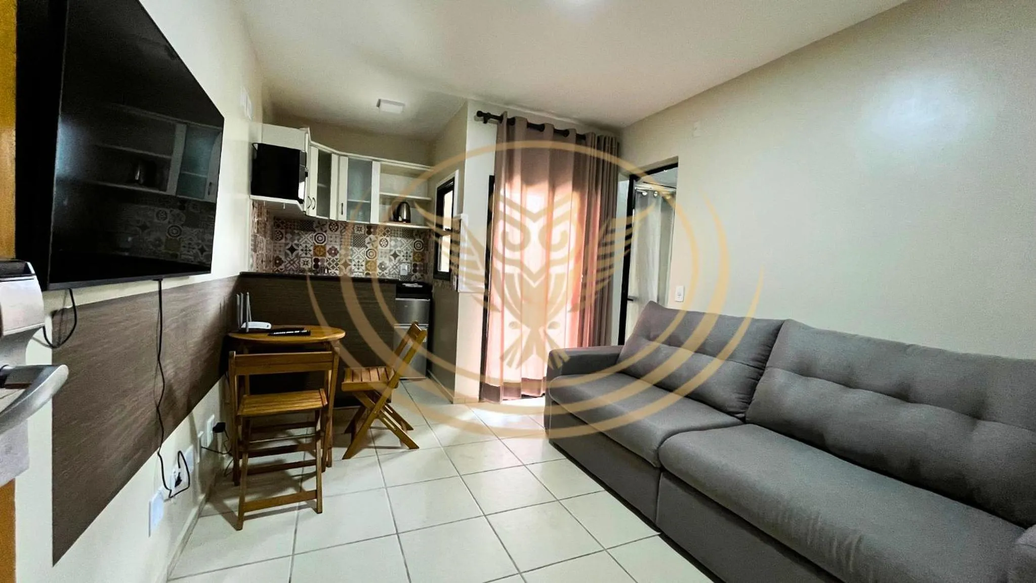 TV and multimedia in Coruja Imob - Flat Crystal Place