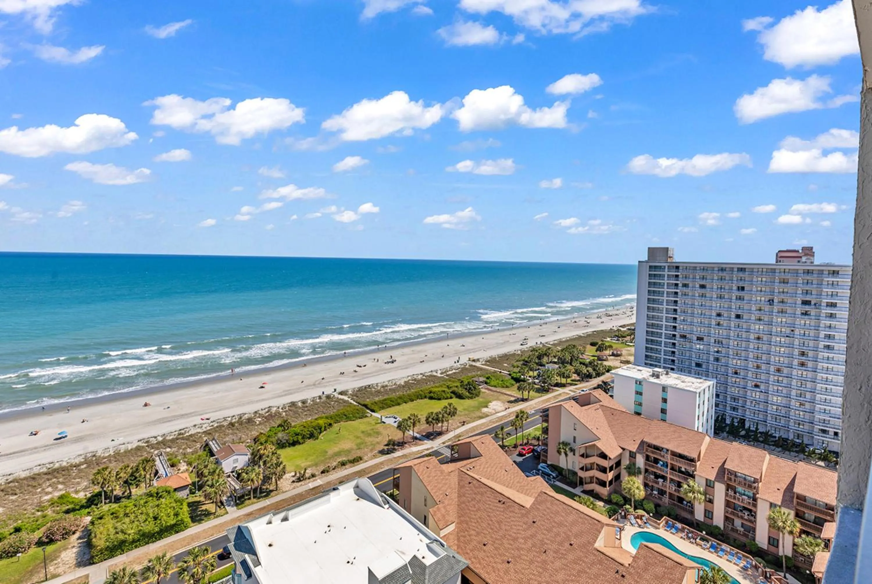 Balcony/Terrace in Scenic Views from the balcony at Ocean Forest Plaza Condos