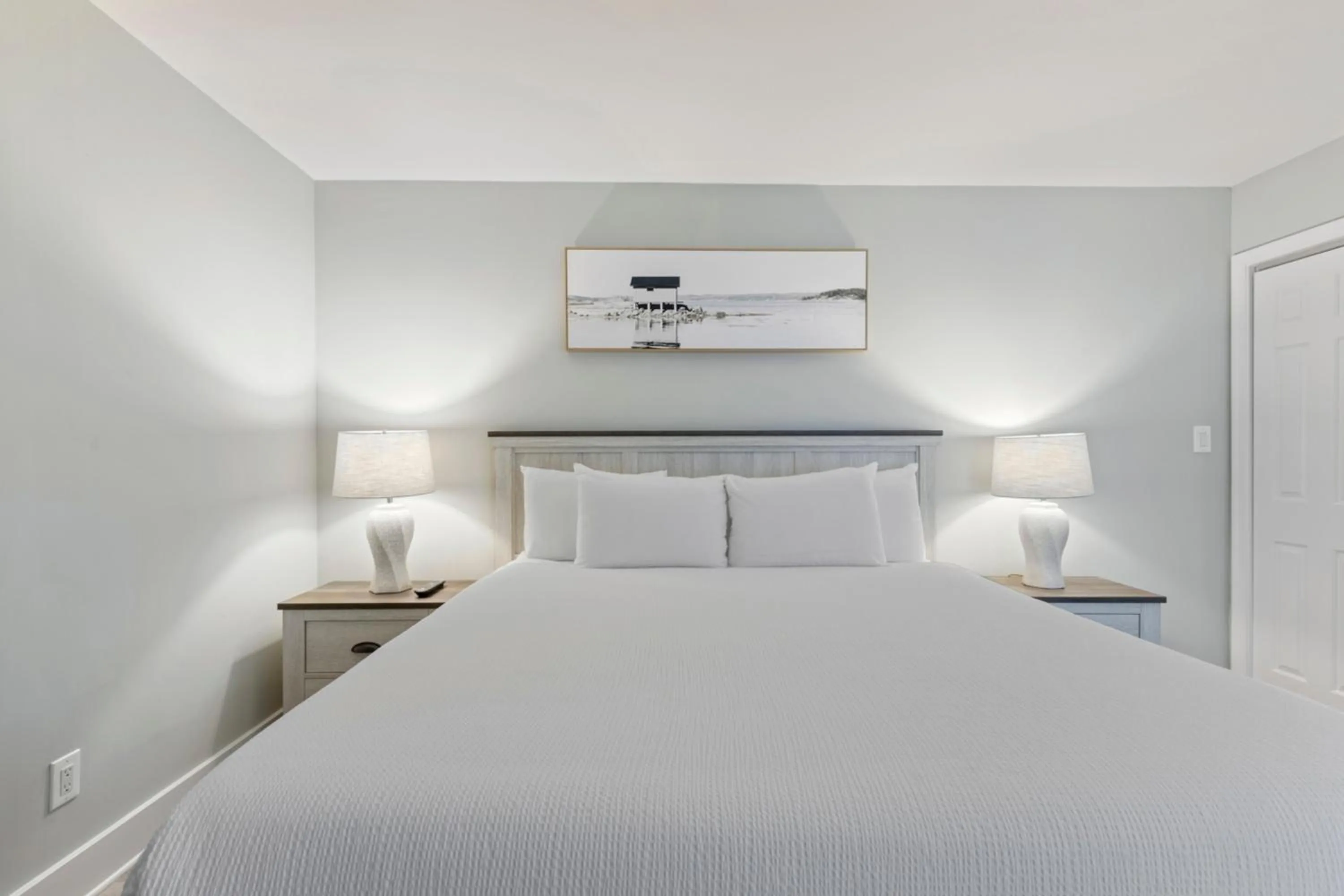 Bedroom, Bed in Scenic Views from the balcony at Ocean Forest Plaza Condos