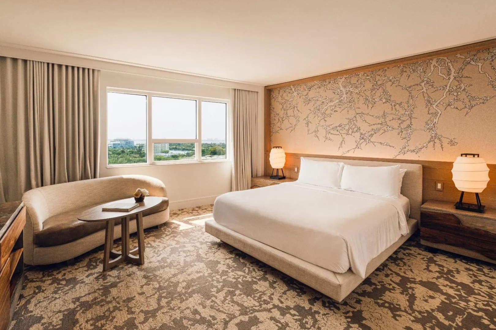 Bed in Nobu Hotel Miami Beach