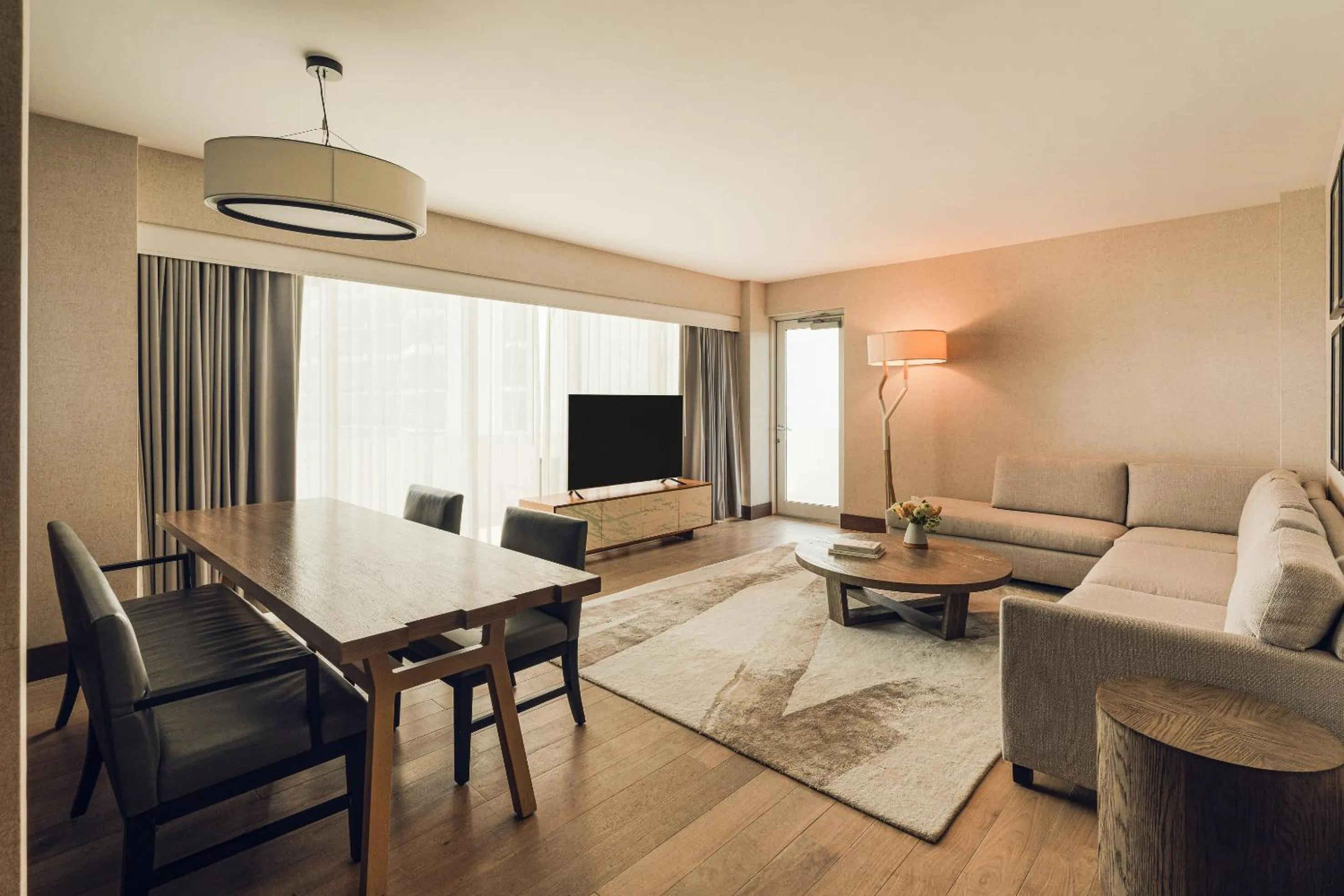 Living room in Nobu Hotel Miami Beach