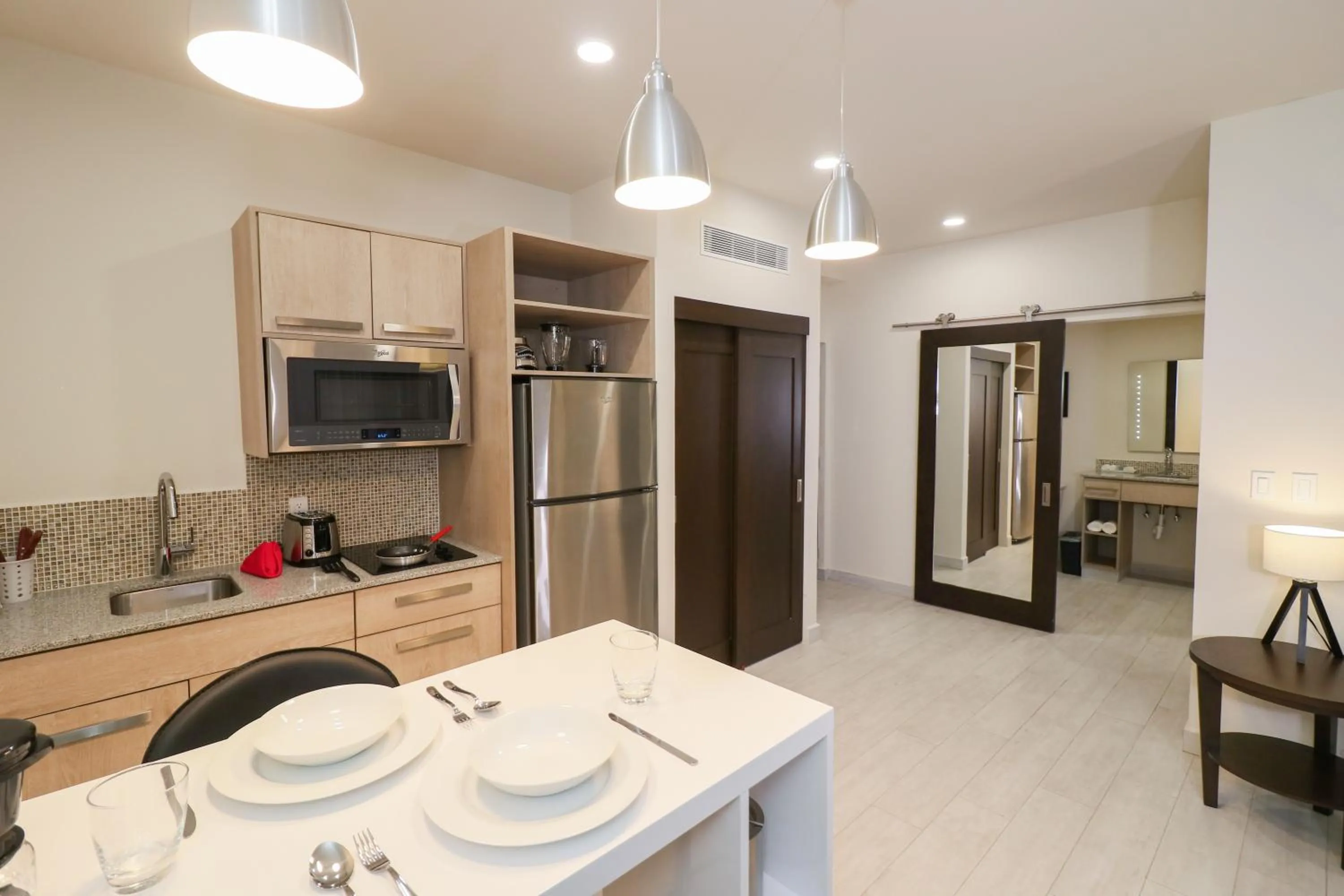 Kitchen or kitchenette in Medano Hotel and Spa