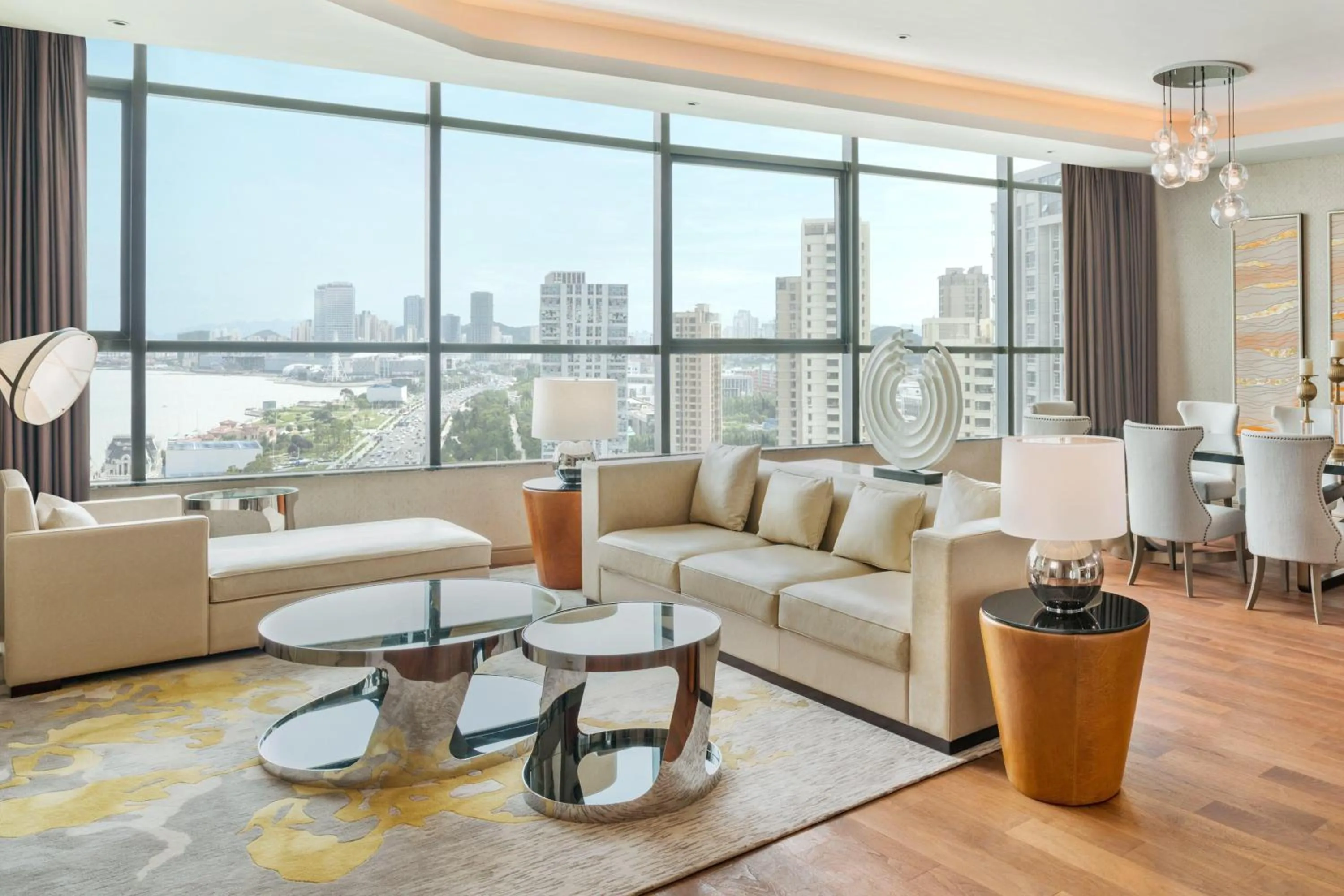 Living room in Sheraton Qingdao West Coast