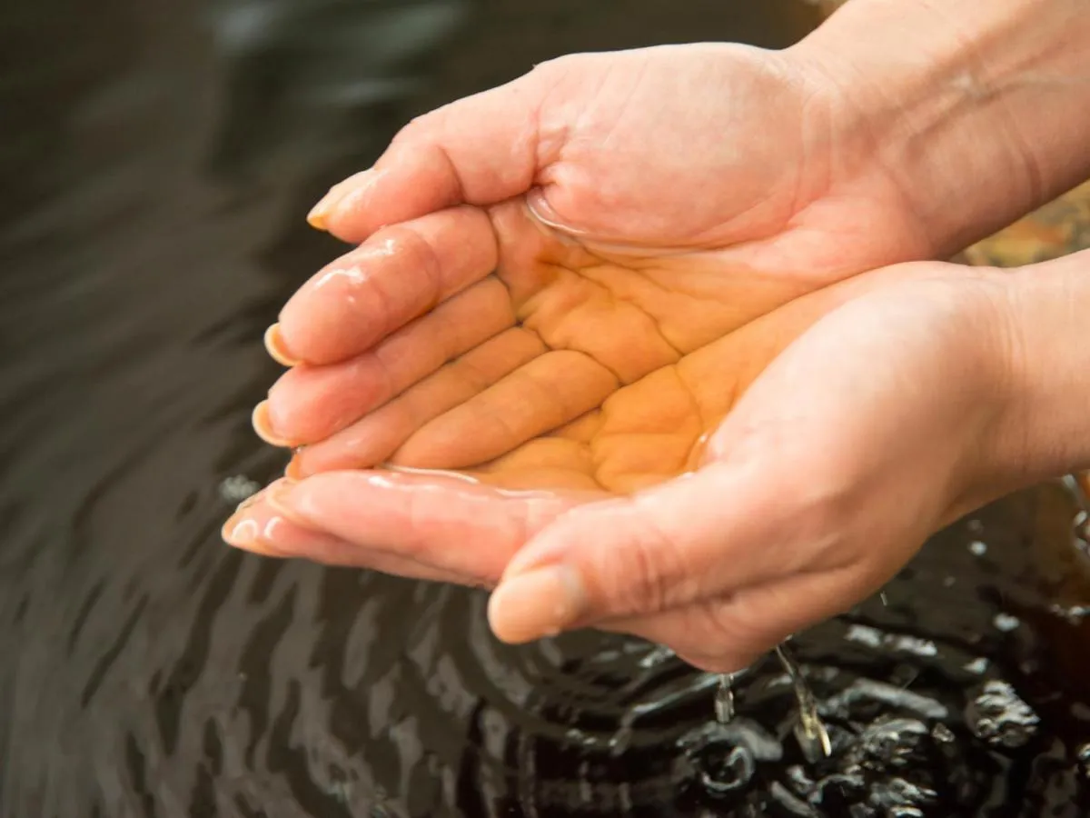 Hot Spring Bath in Iioka Shiosai Hotel