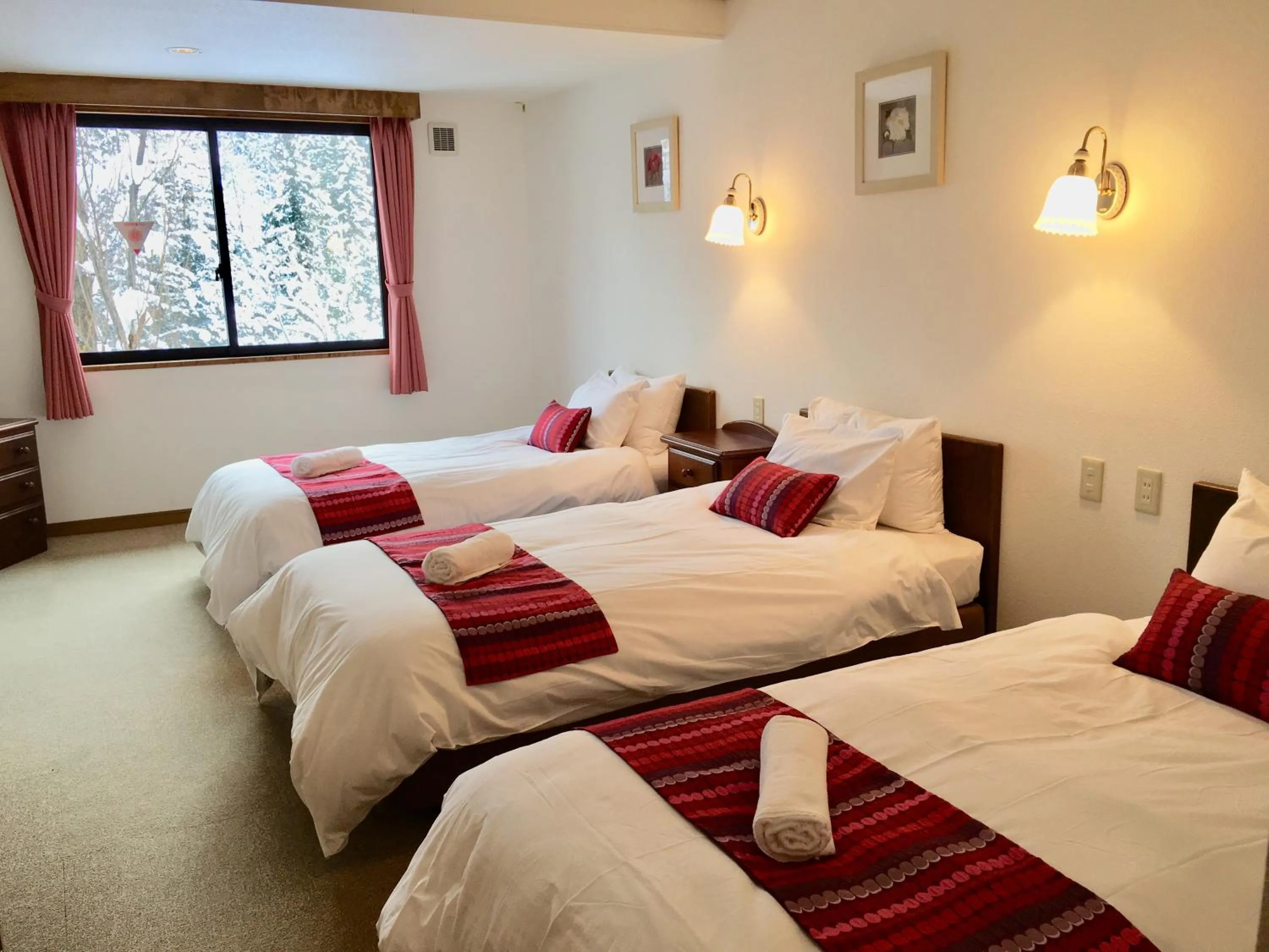 Bed in Wadano Forest Hotel & Apartments