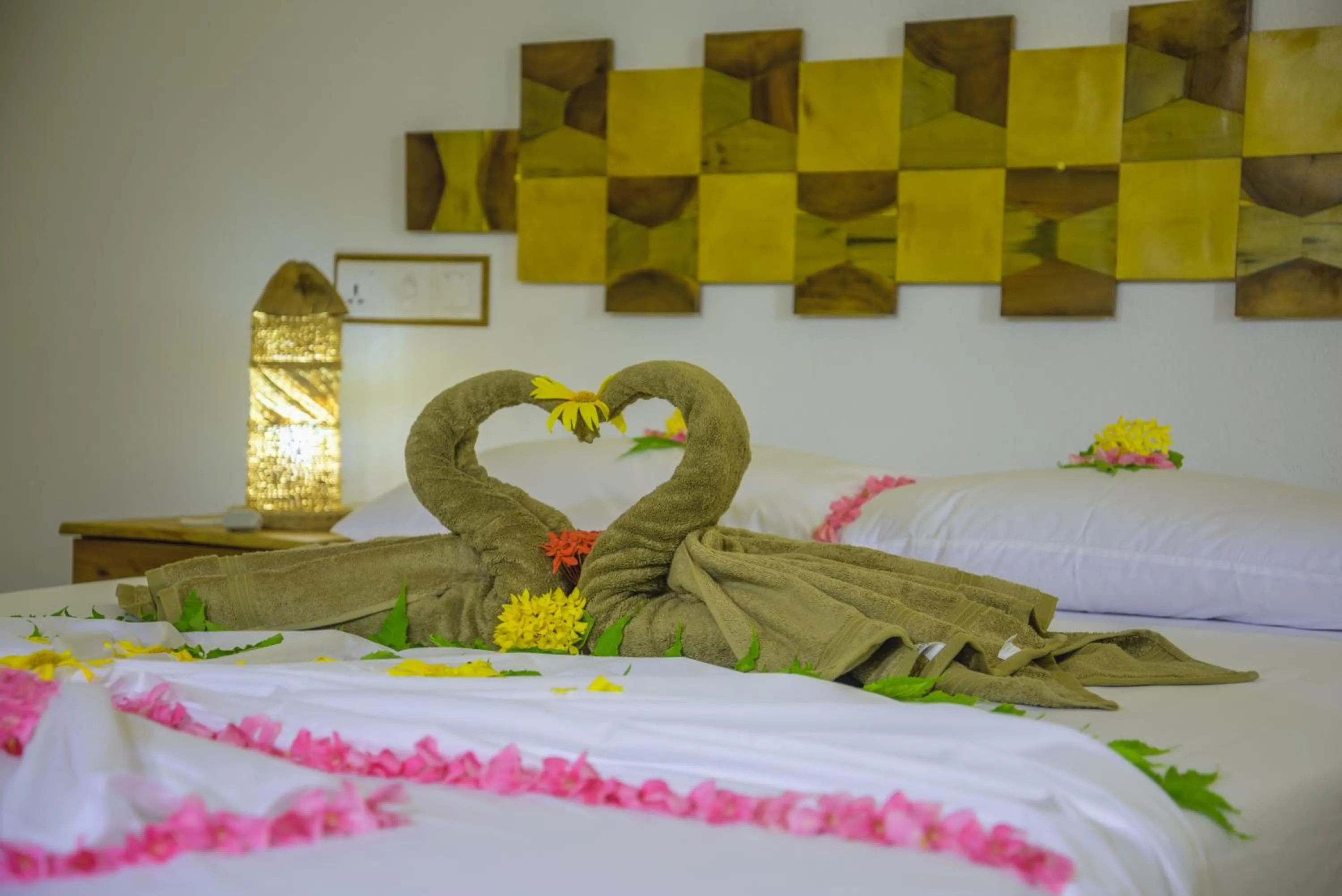 Bed in Ameera Maldives