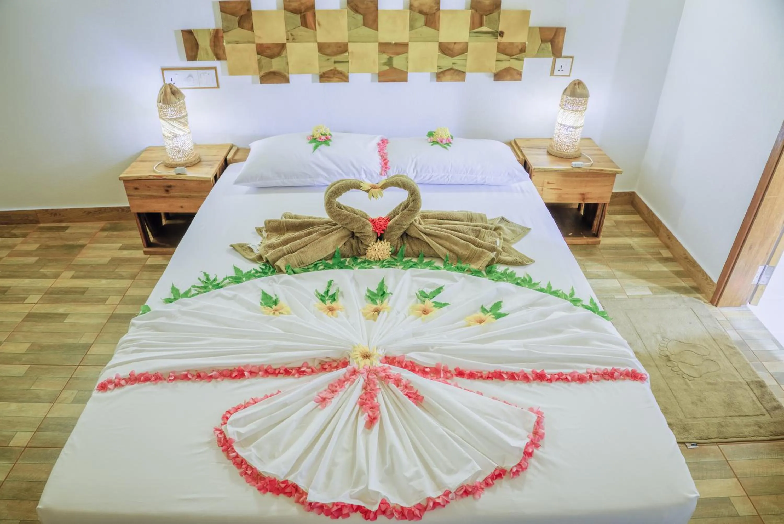 Bed in Ameera Maldives