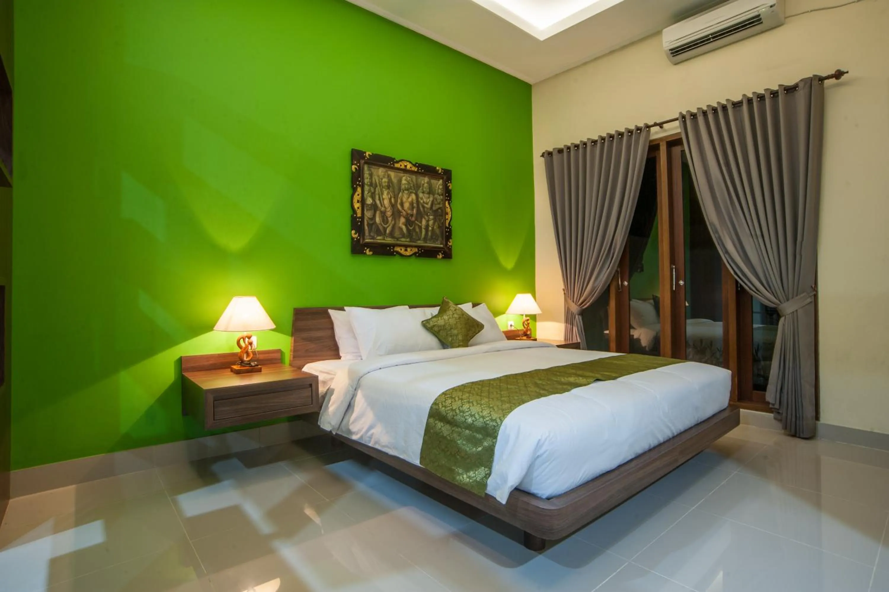 Bedroom, Bed in Astana Made Villas