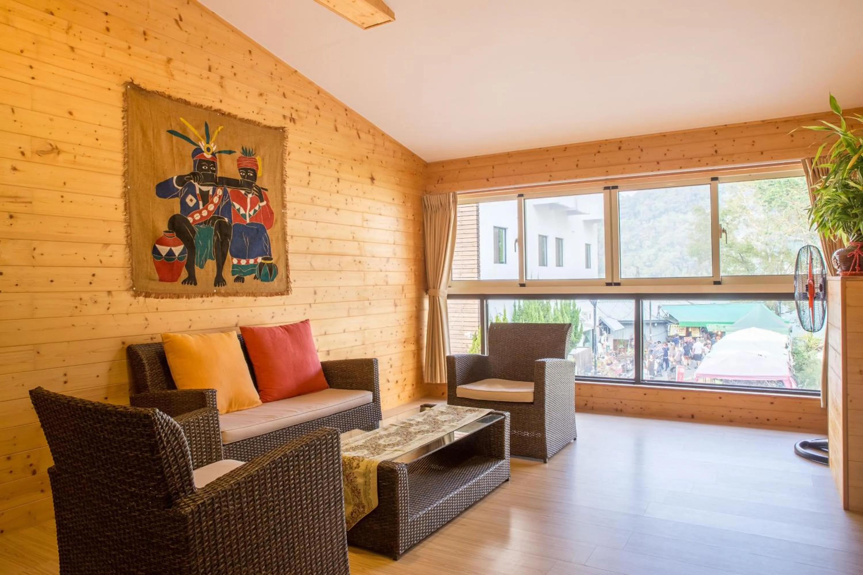 Living room in Yuan Su B&B