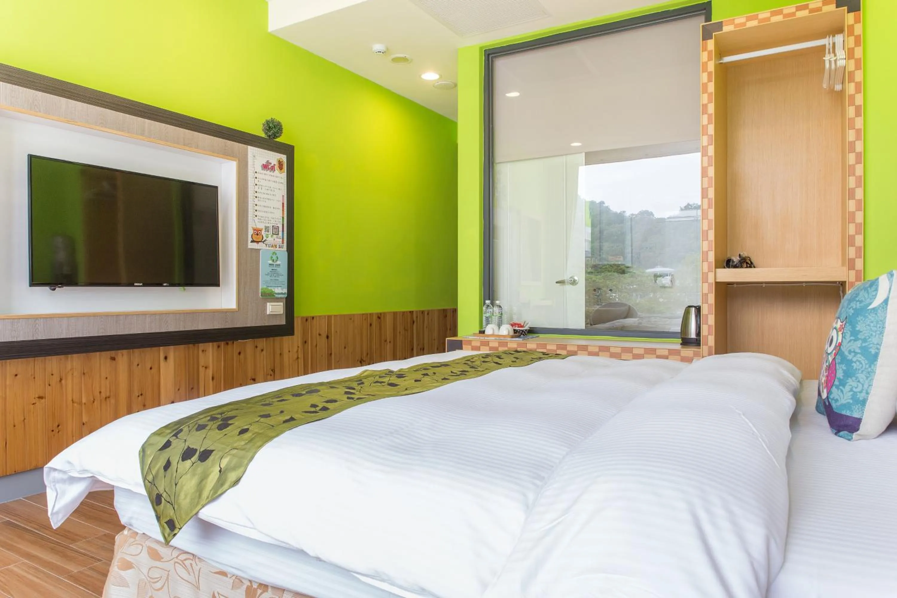 Photo of the whole room, Bed in Yuan Su B&B