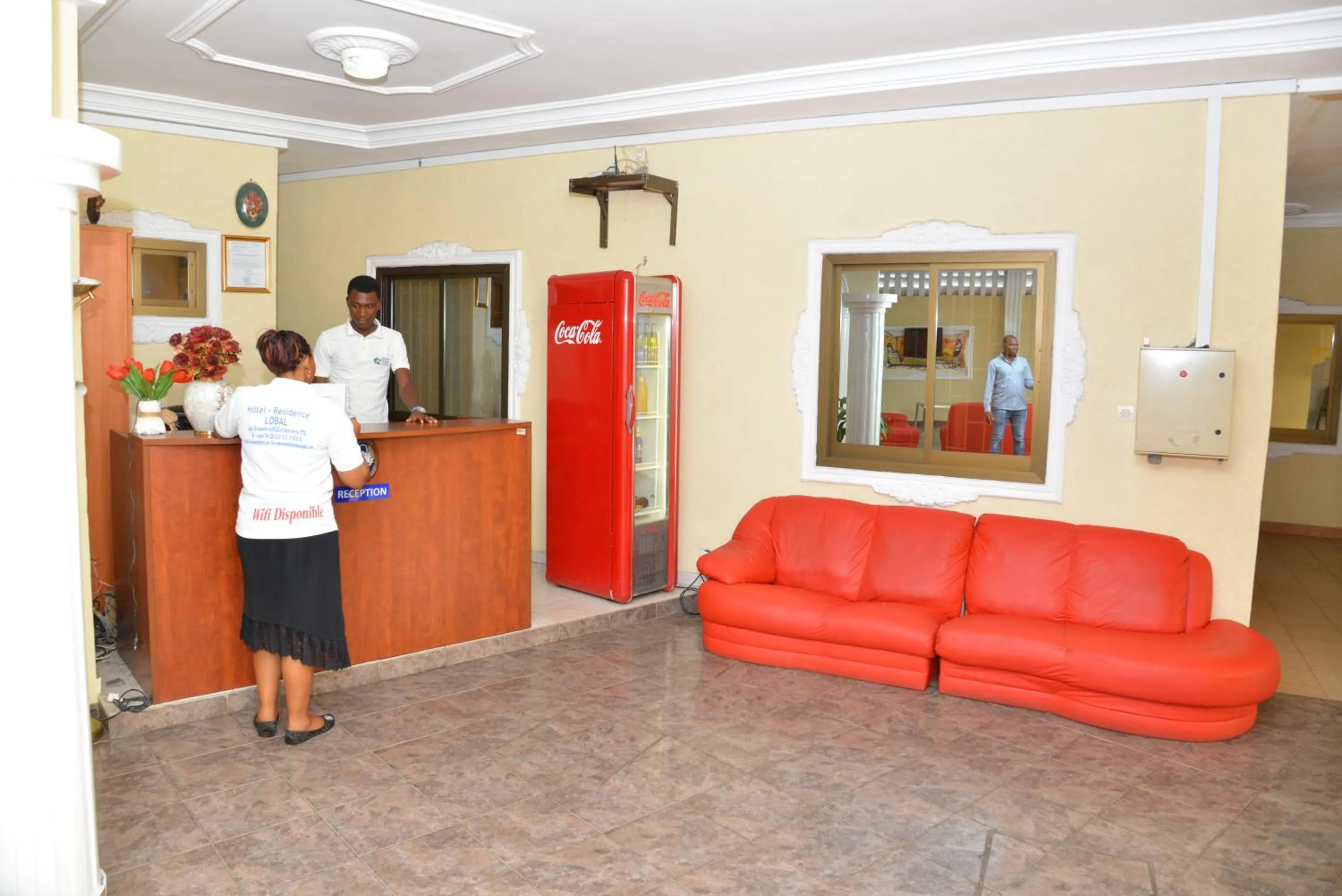 Lobby or reception in Hotel Residence Lobal