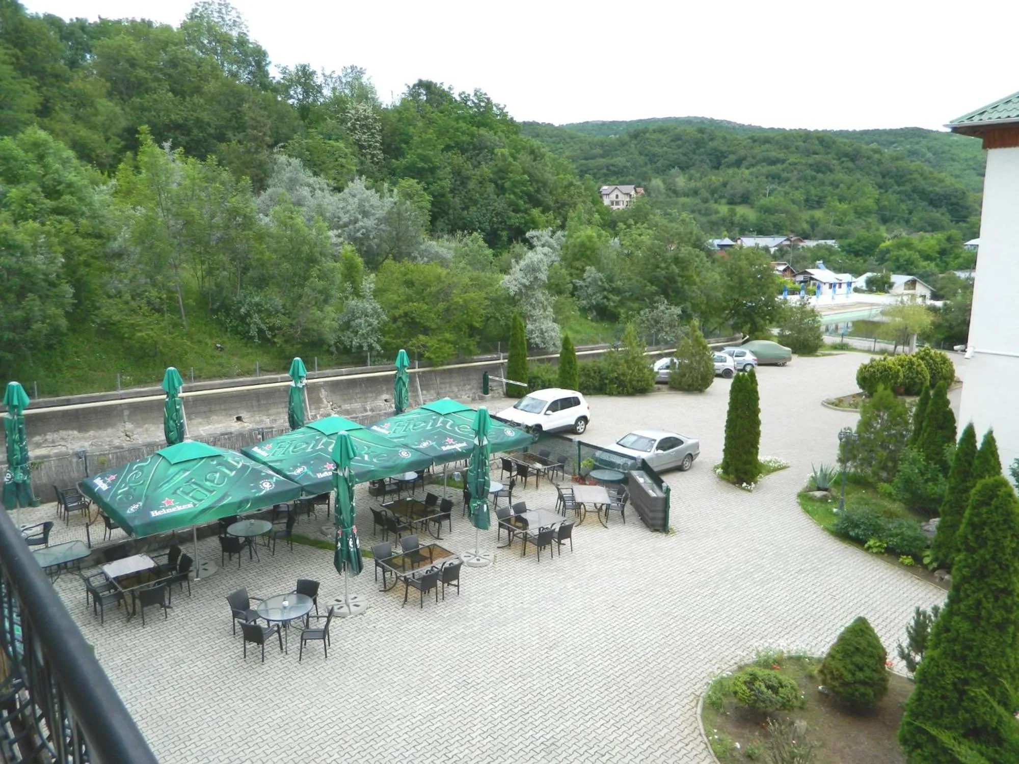 Bird's eye view in Hotel Monteoru