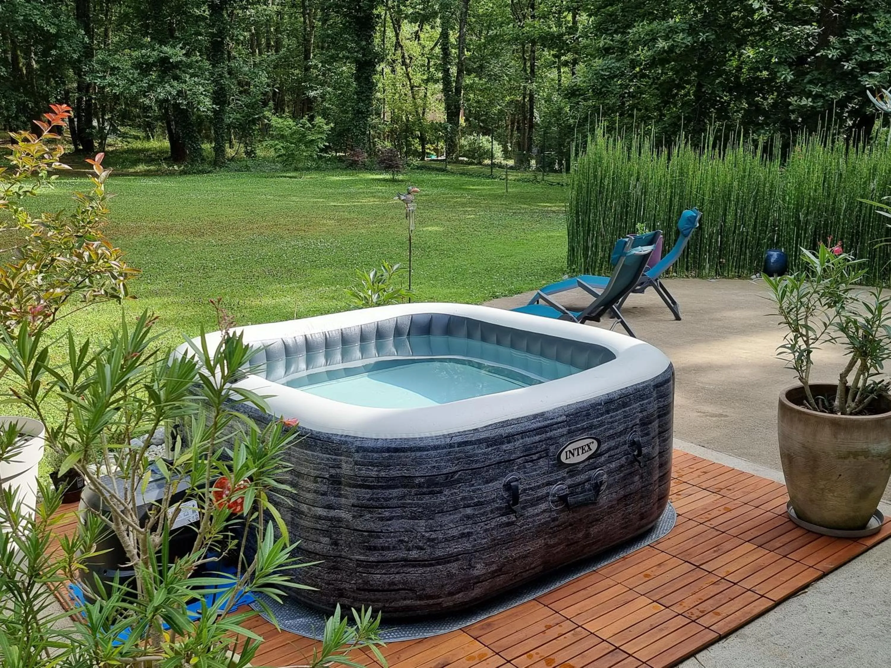 Garden in Logis Saponine Chambres d'Hôtes au calme en Touraine