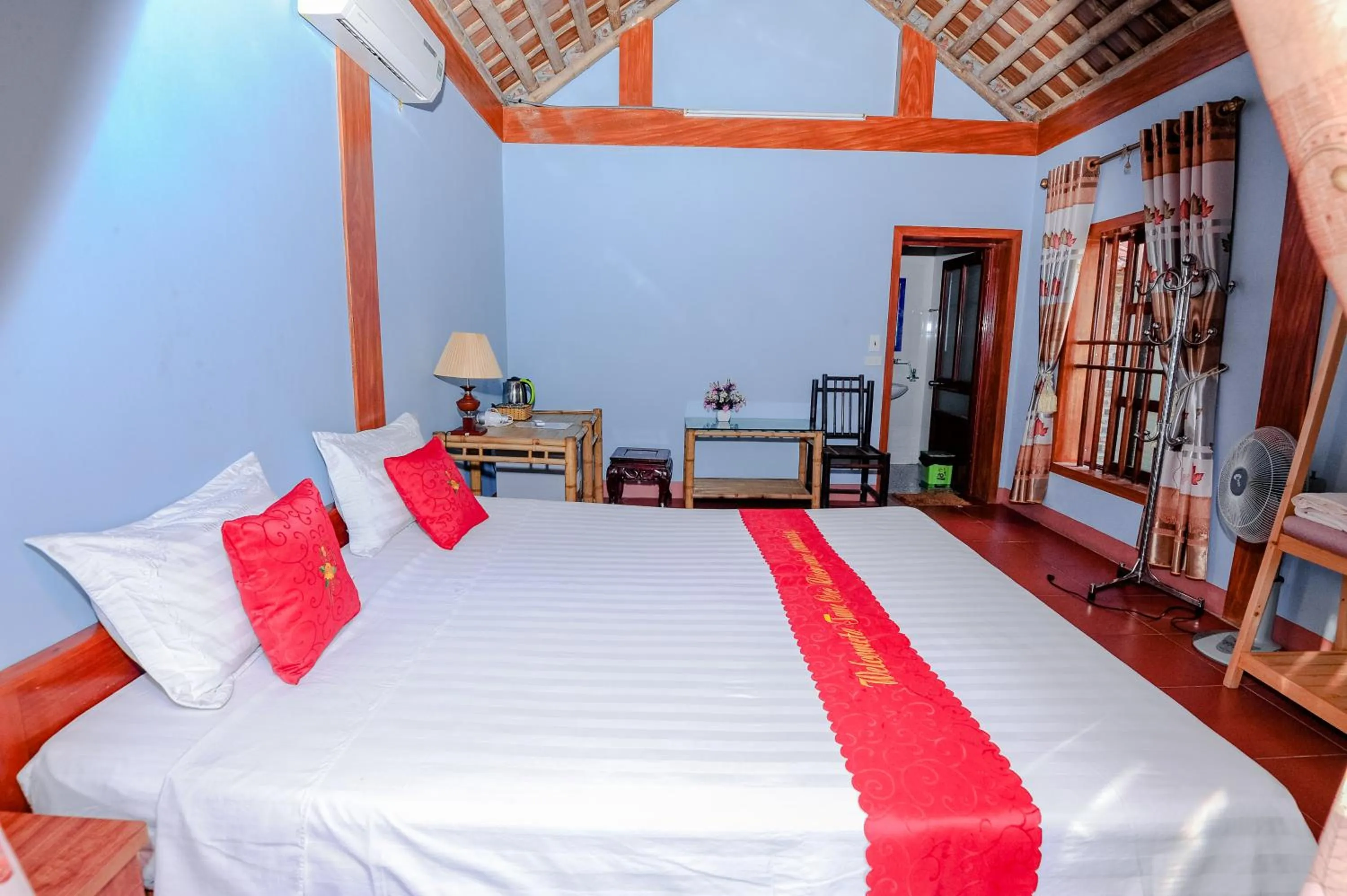 Bed in Tam Coc River View Homestay